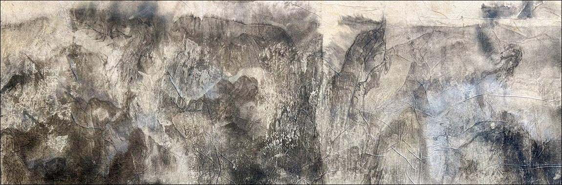 Unfolding Terrain (2026): 12 x 36 inches