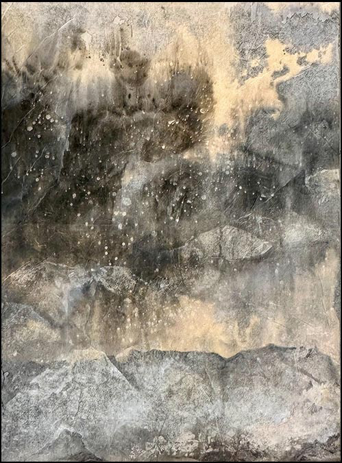Sweltering Snow (2024): 26 x 19 inches