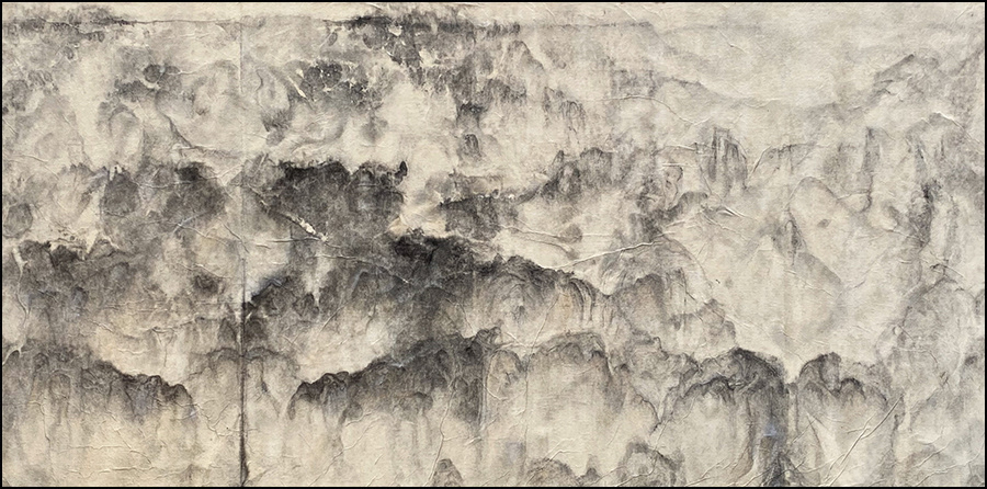 Unfurled Landscape II (2022): 24 x 48 inches