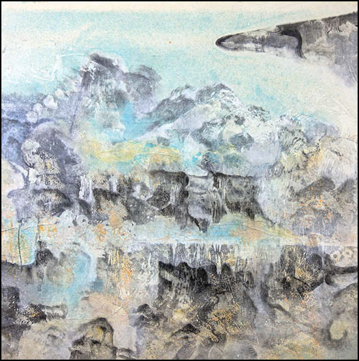 Tian Shan III (2017): 24 x 24 inches