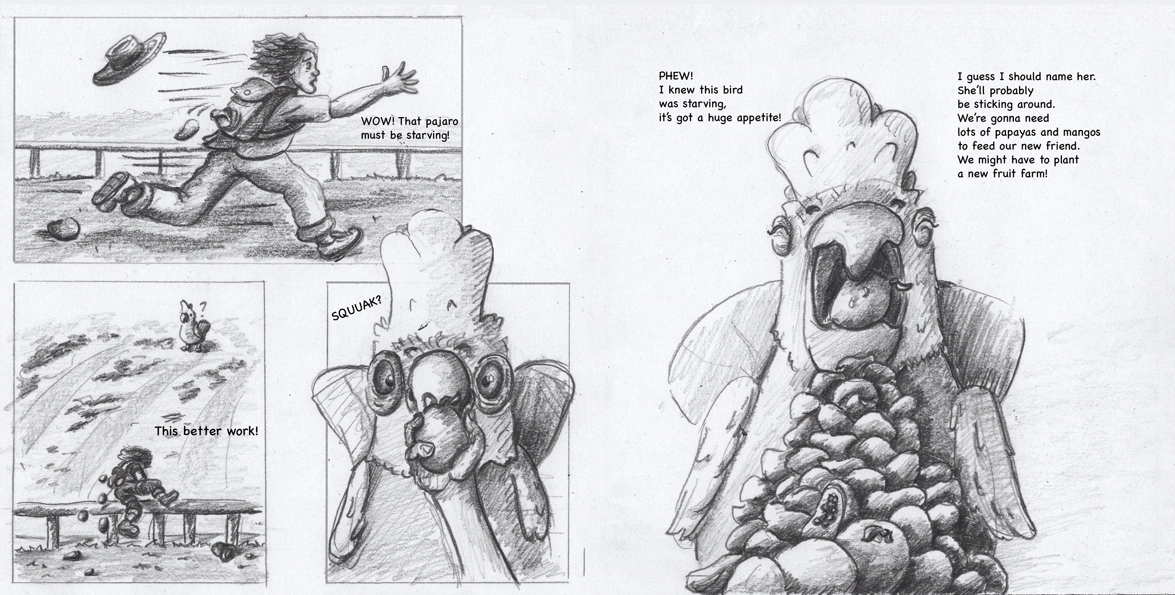 Jasper Book Storyboard Sketch 3