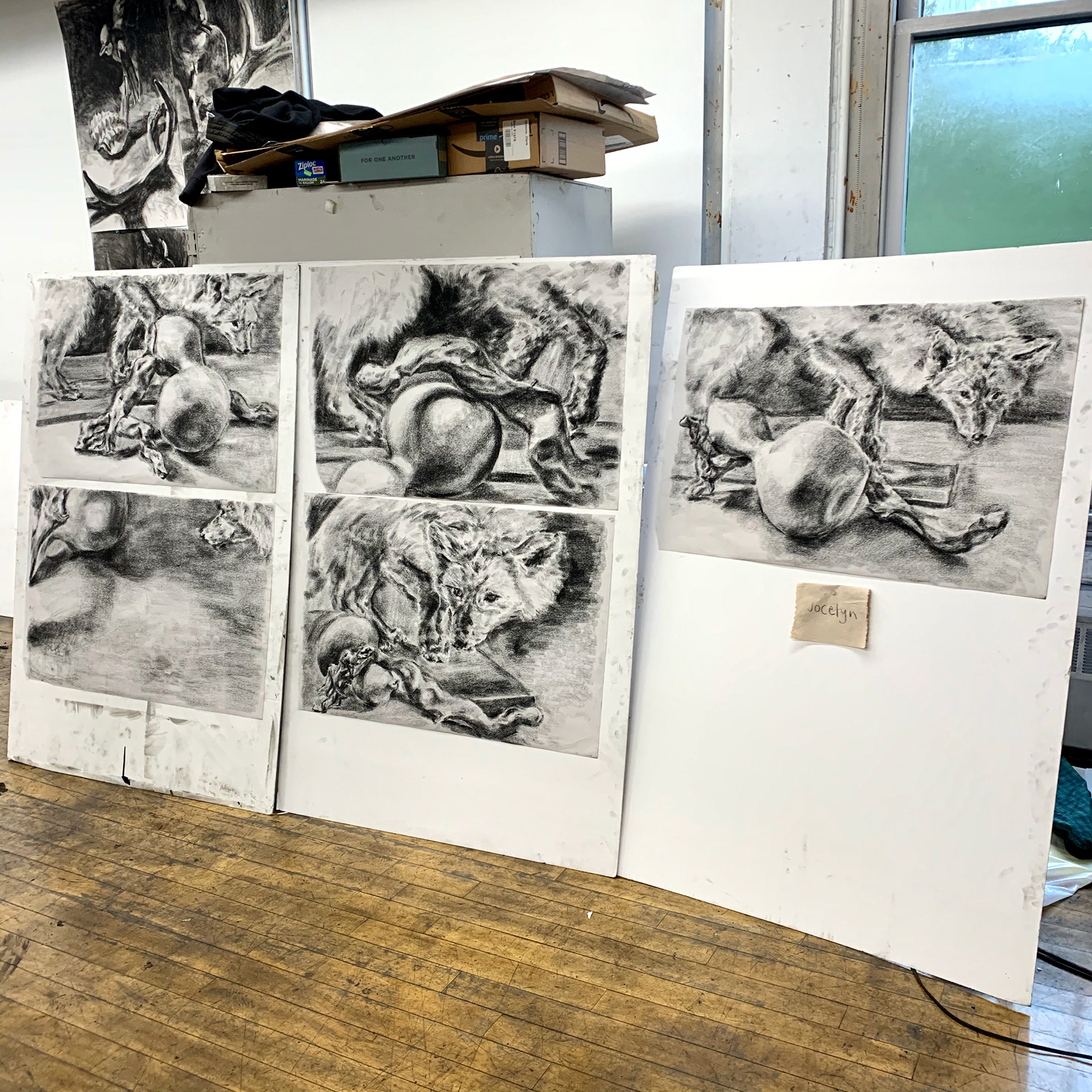Week 5: drawing multiple nature forms using purely tones