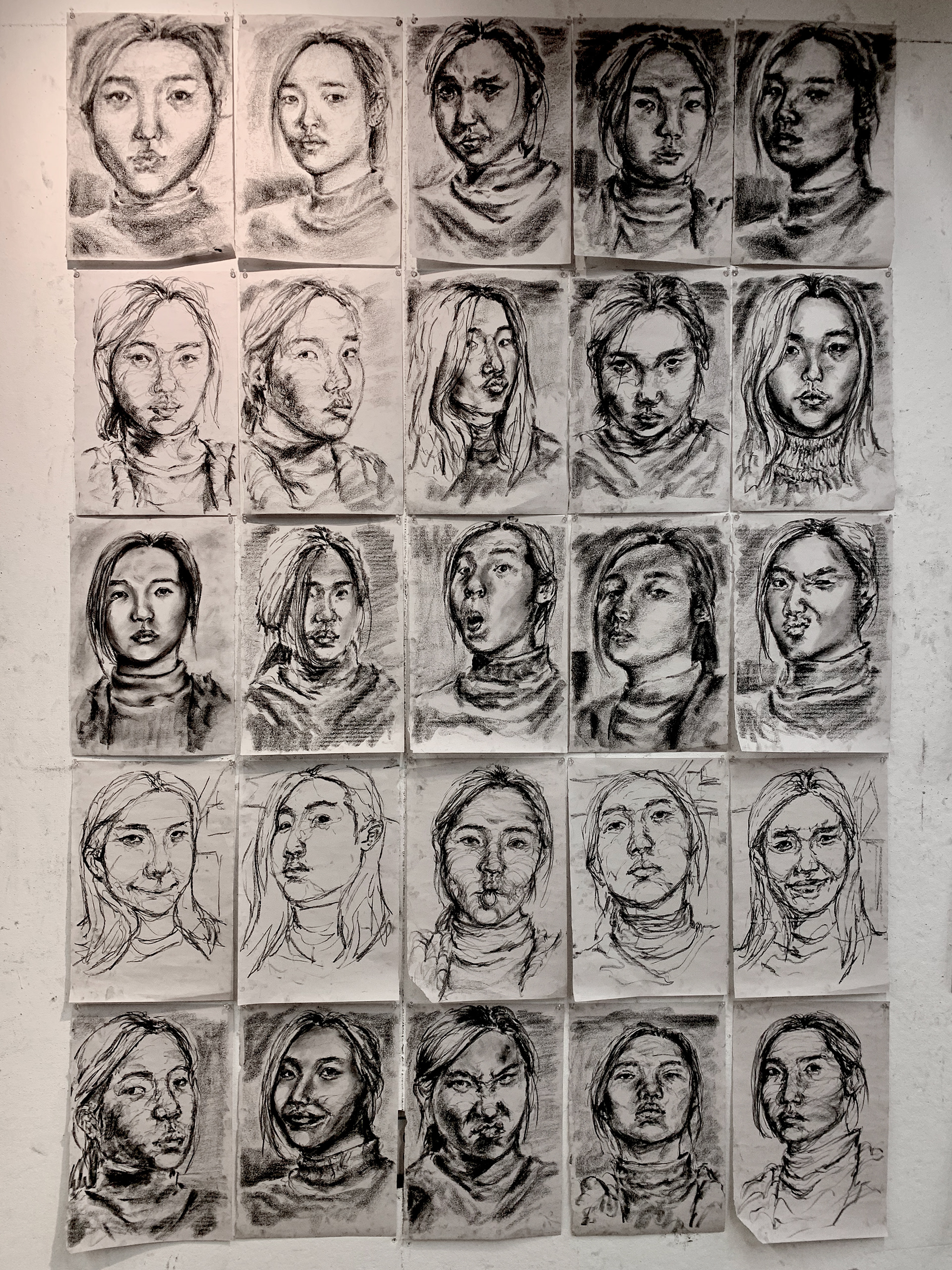 Week 7: 25 self-portraits