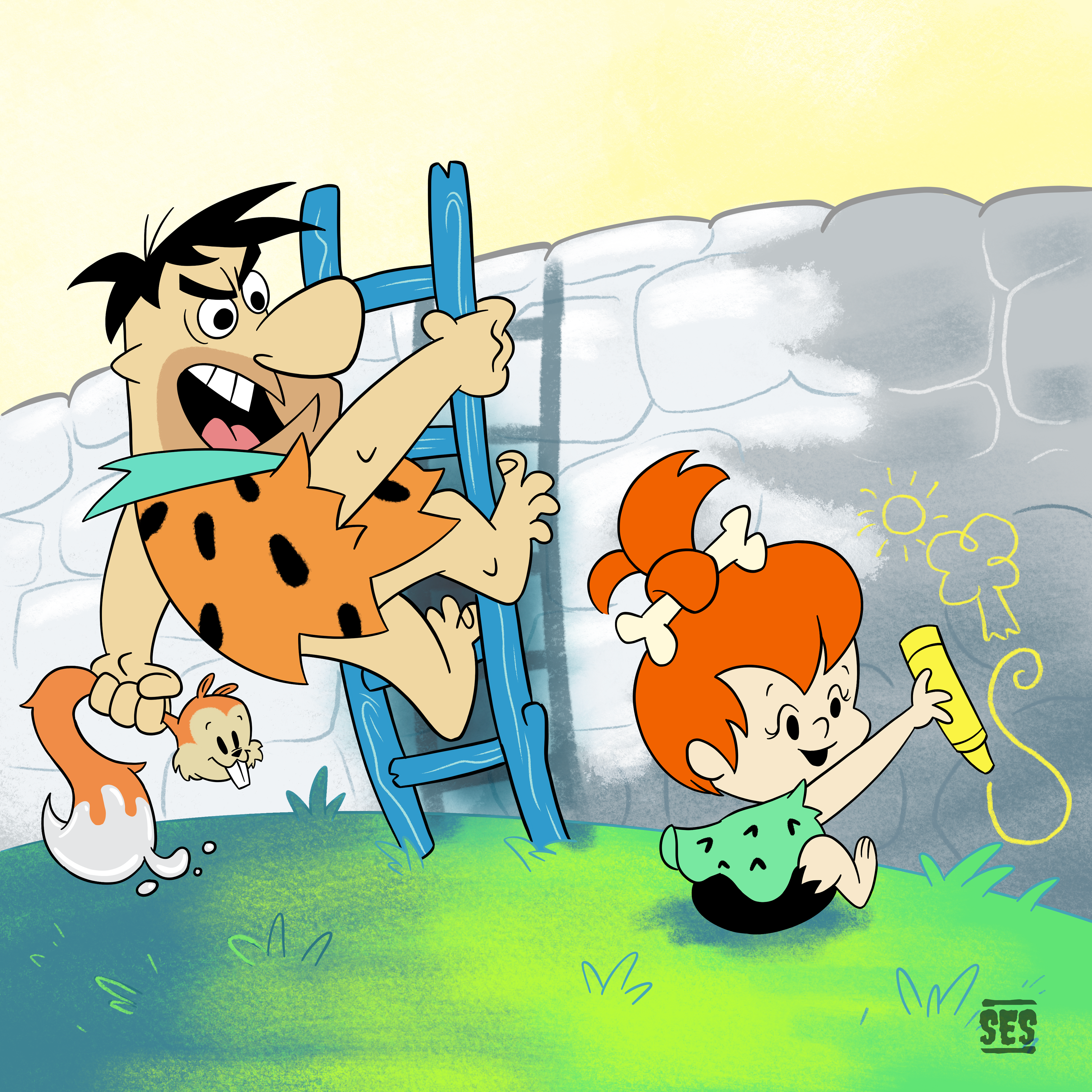 Cover image for the "Flintstones Games" episode