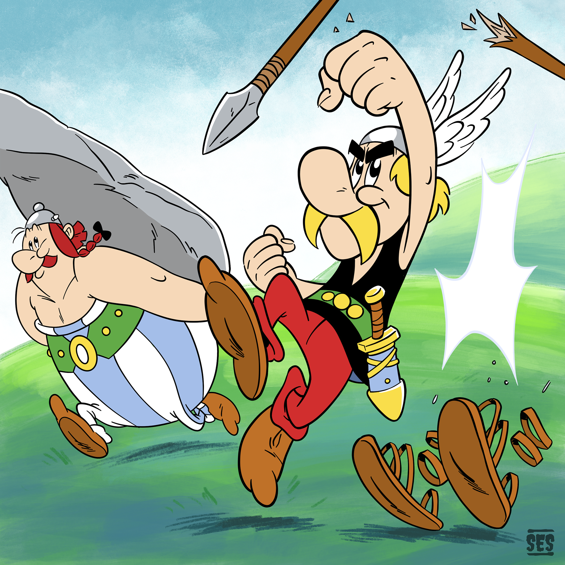 Cover image for the "Asterix Games pt. 1" episode