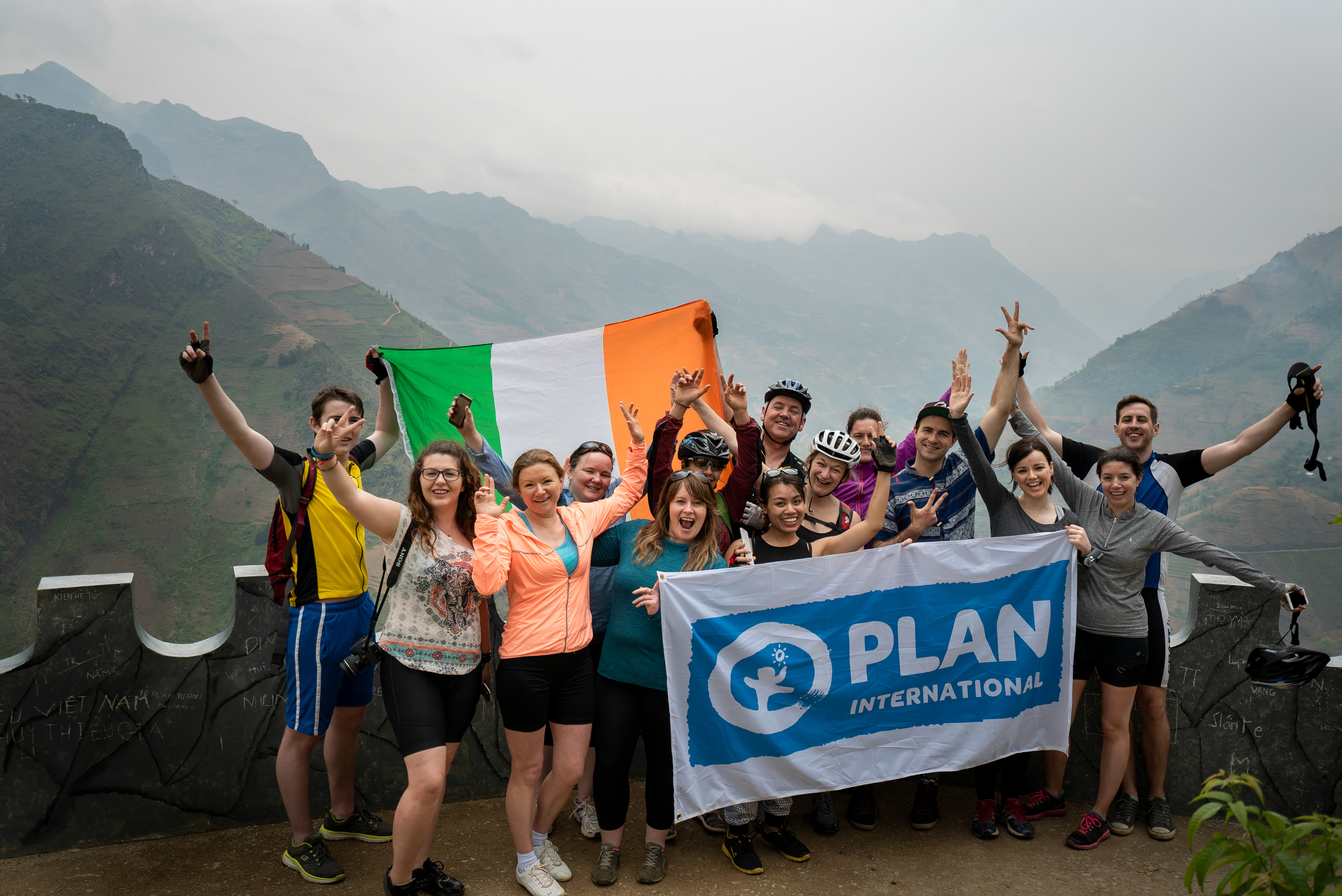 Group of nice people who helped NGO Plan,ie and visited its projects in Vietnam.