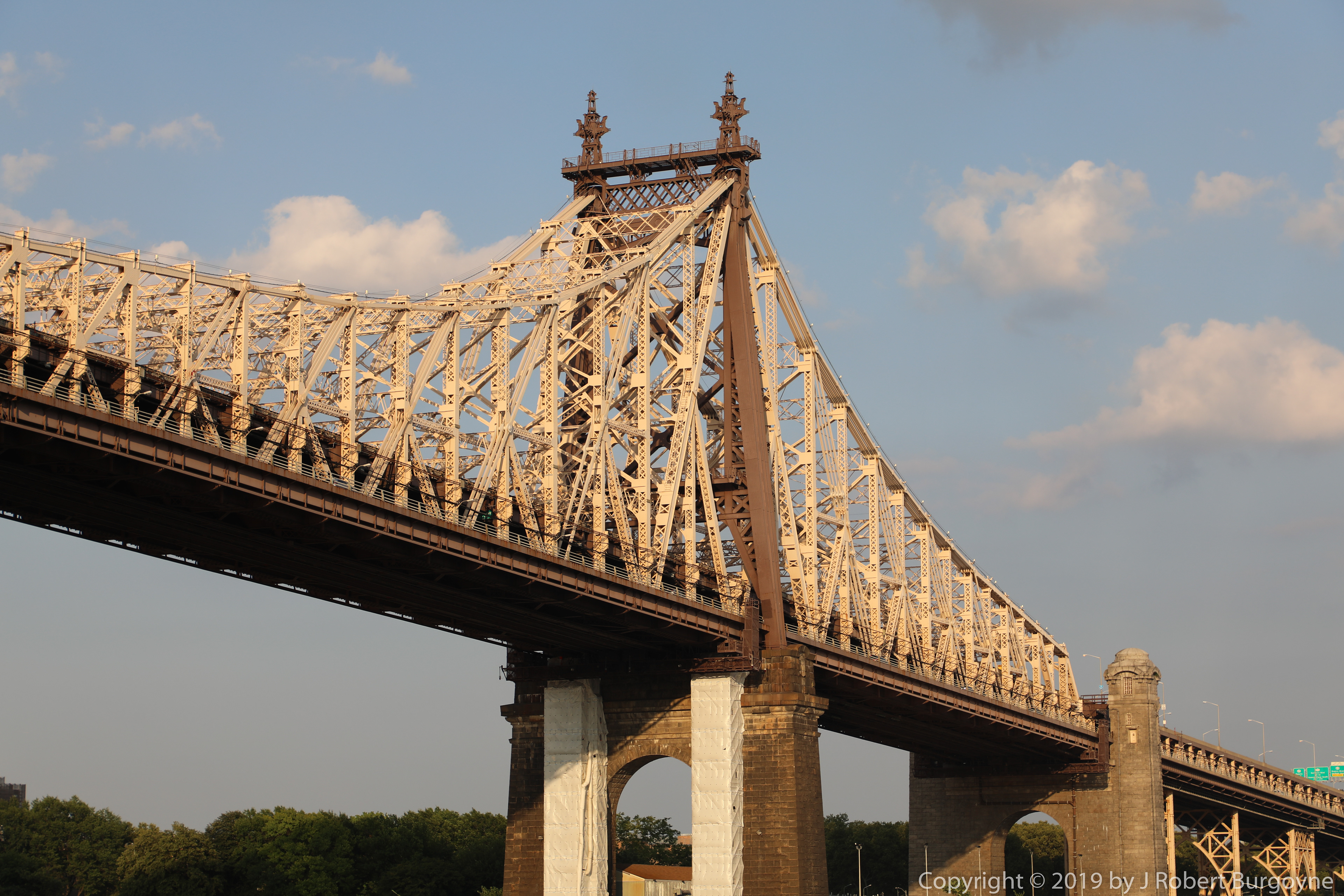Queensboro Bridge Afternoon Glory, from Roosevelt Island