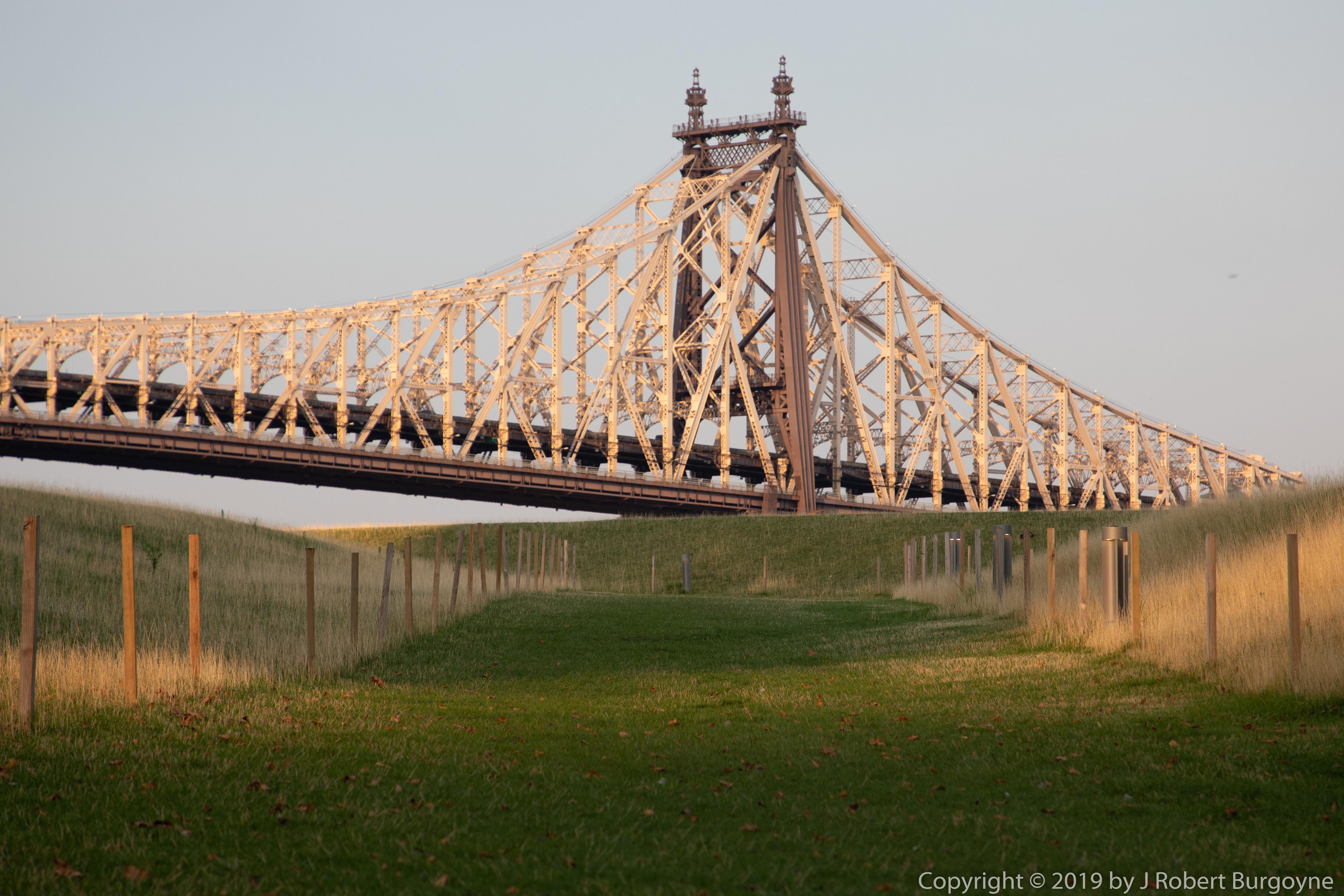 Queensboro Bridge from Cornell Tech Campus, Roosevelt Island, New York