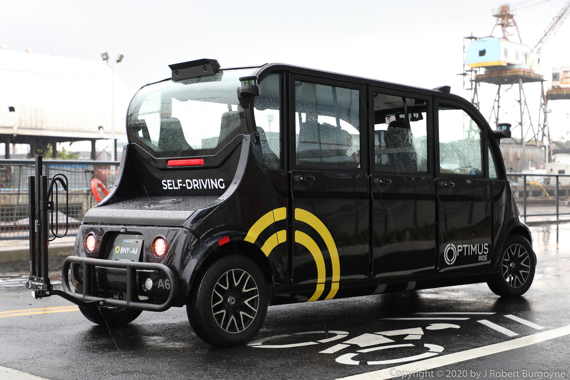 Optimus Ride Self Driving Car, Brooklyn, NY - August 18, 2019