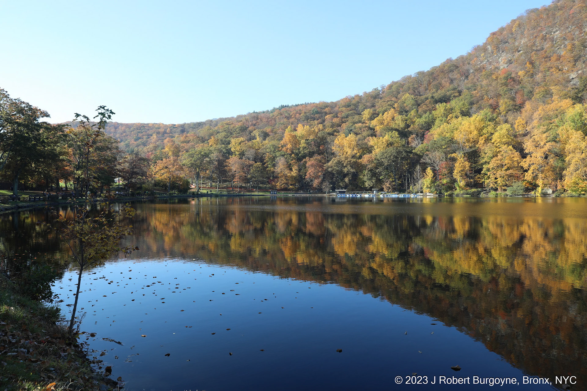 Looking South Across Hessian Lake, 9:27 AM