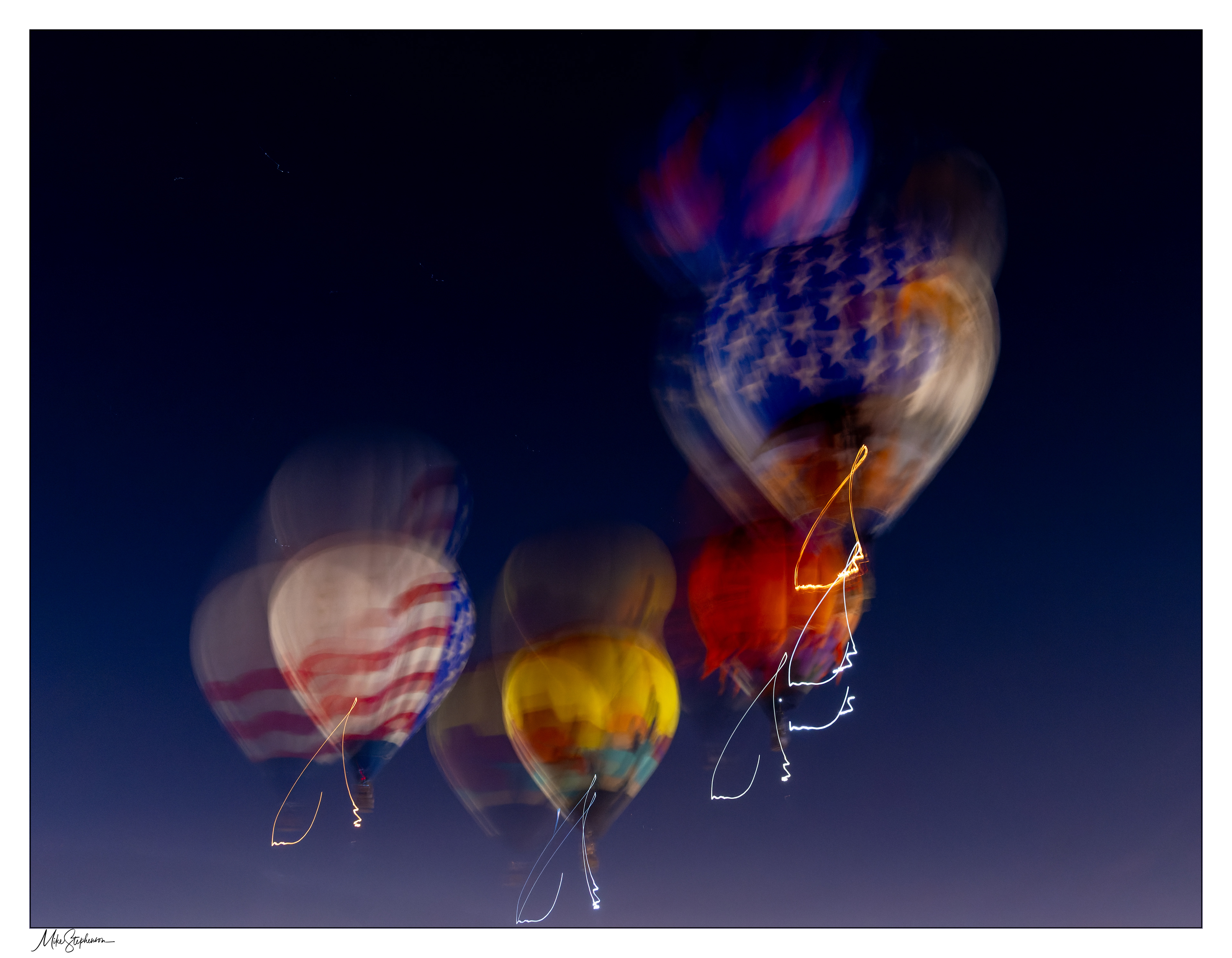 Balloon Festival Abstract