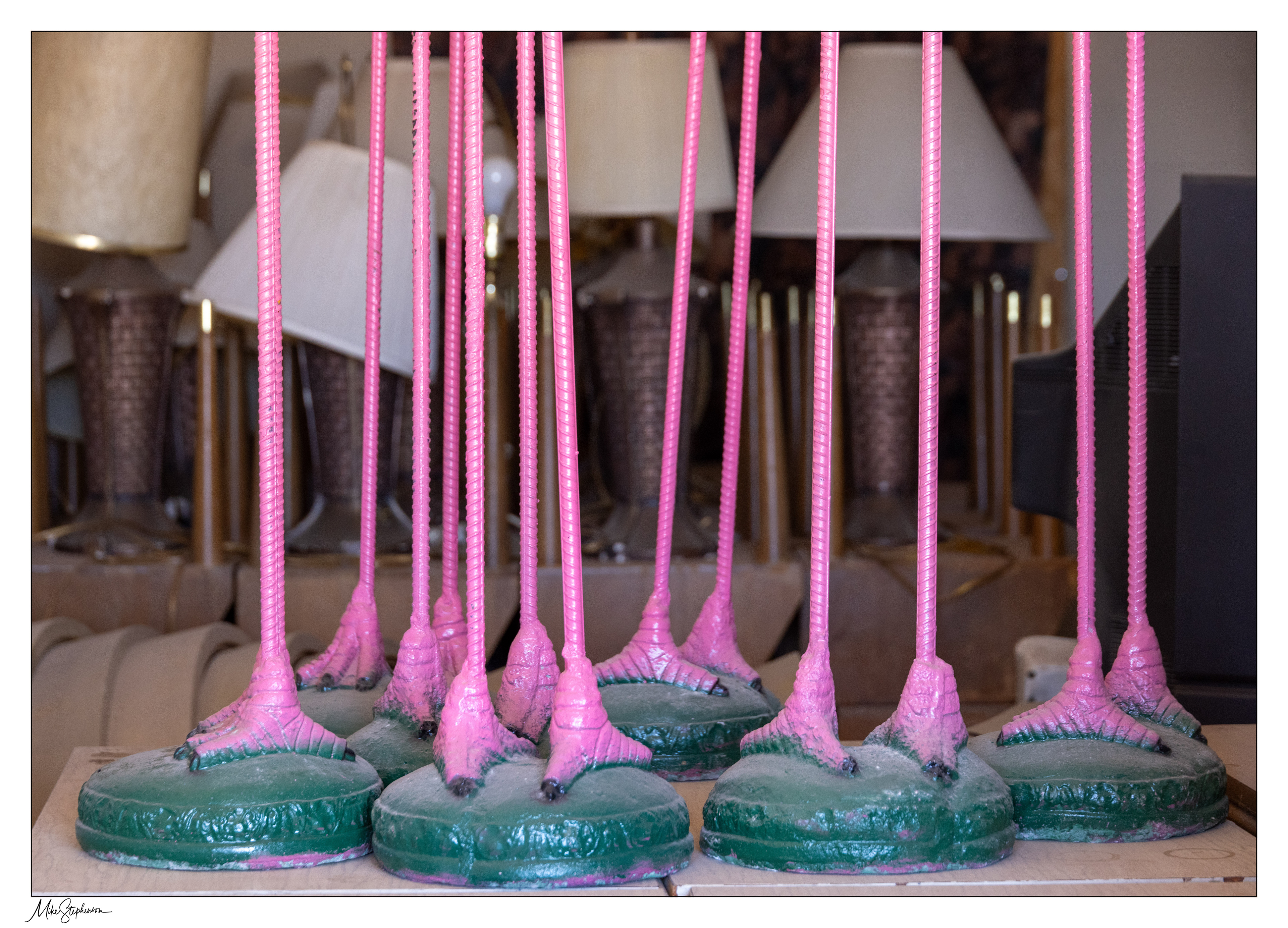 Flamingo Leg Lamps Route 66