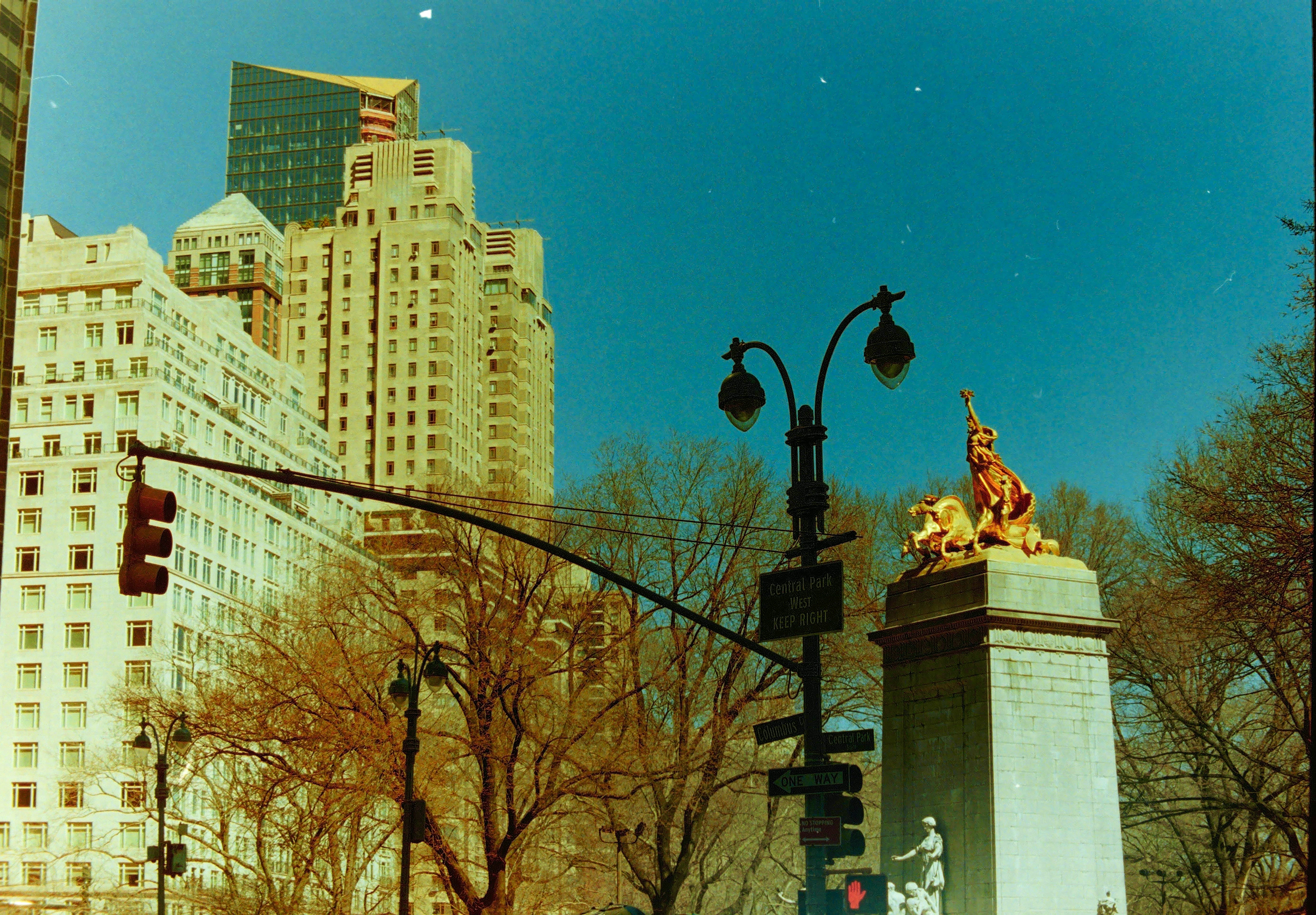 Columbus Circle on a Friday