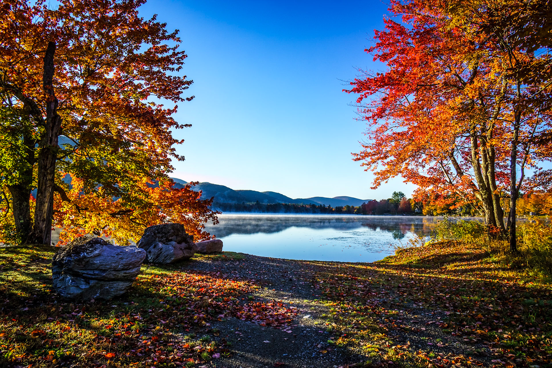 "Fall at Little Pond" --Wells
