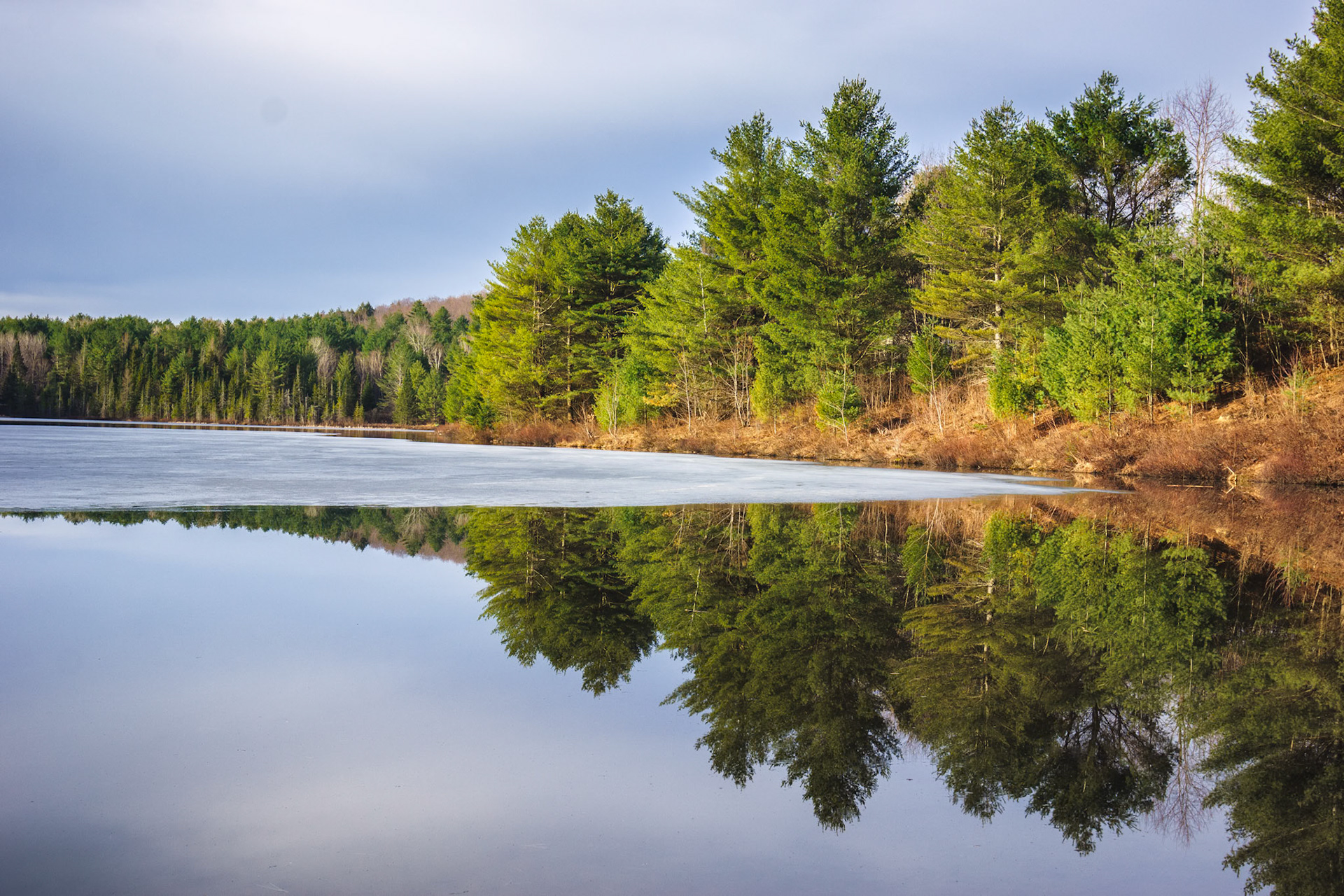 "Last Ice" --Colby Pond, Plymouth