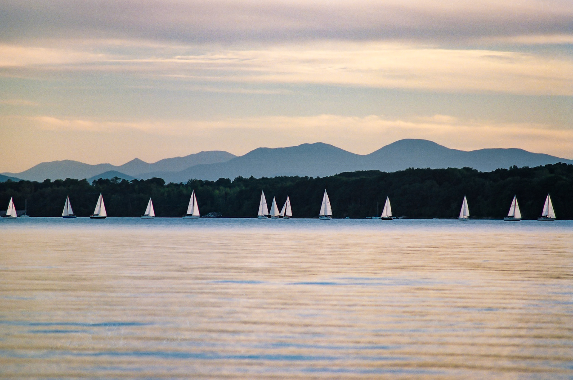 "Race Day" --Shelburne Bay, Lake Champlain
