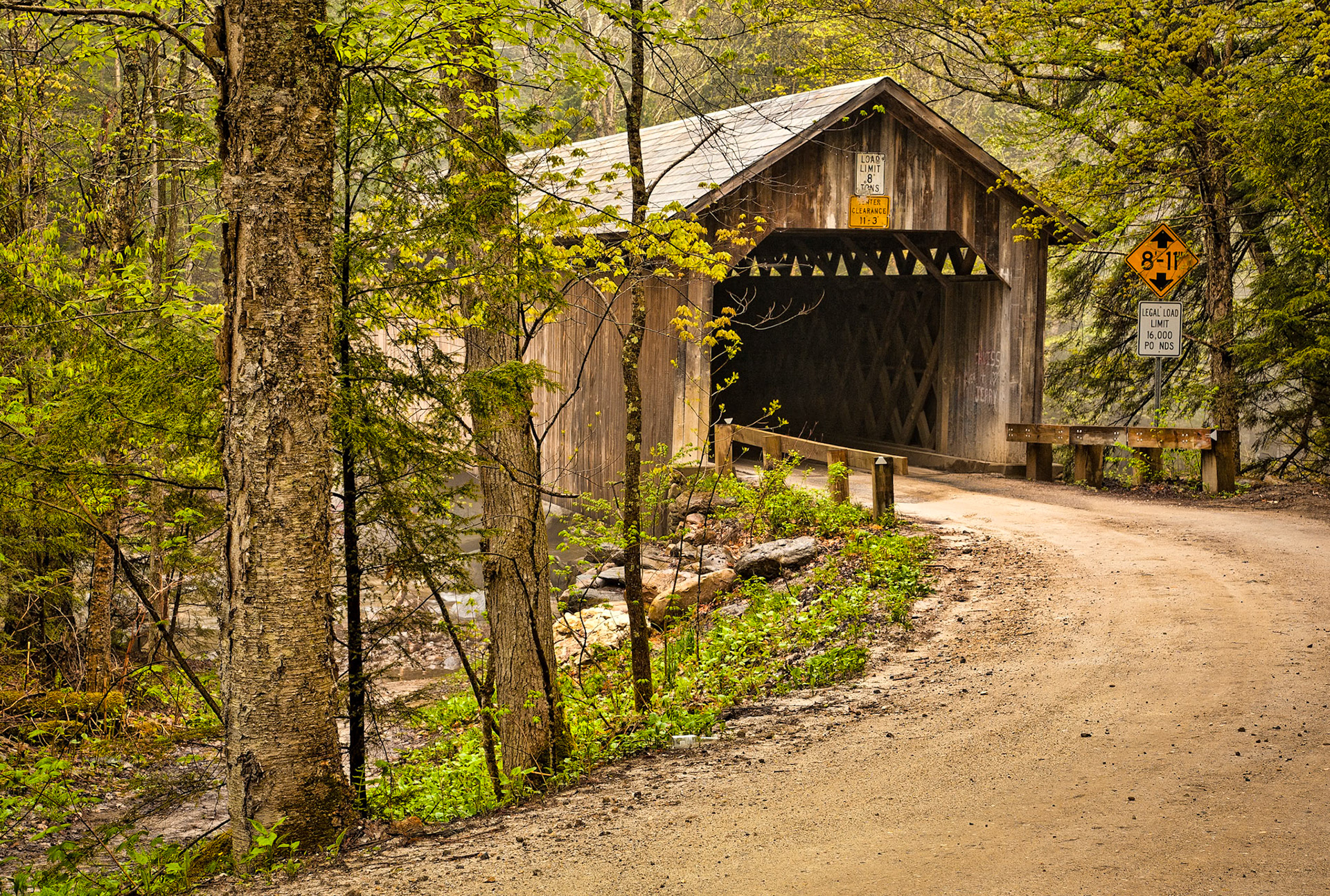 "Spring at Brown Bridge" --Shrewbury