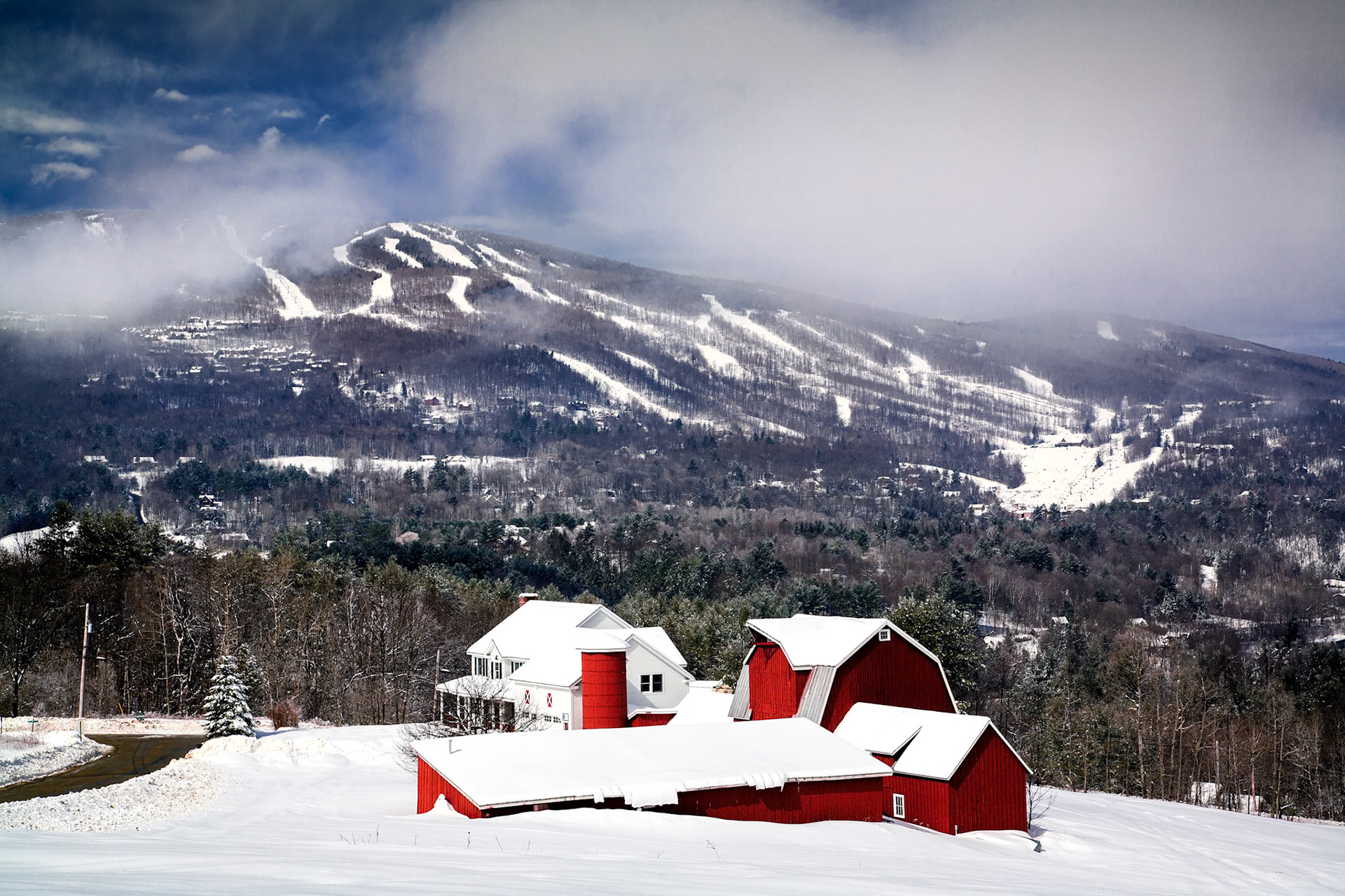 "Farmhouse View" --Ludlow