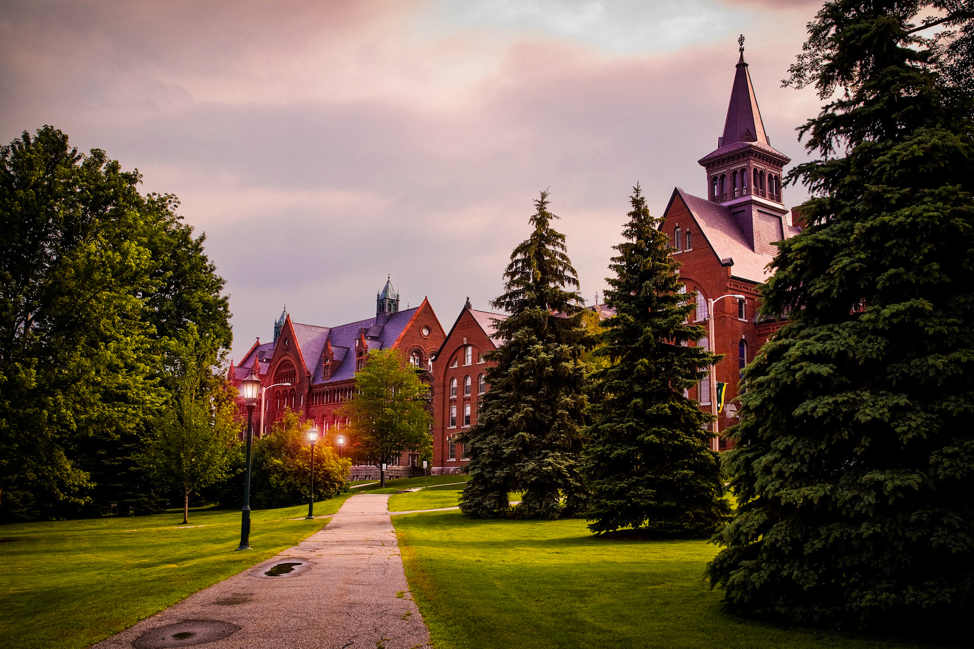 "Campus Walk" --Burlington