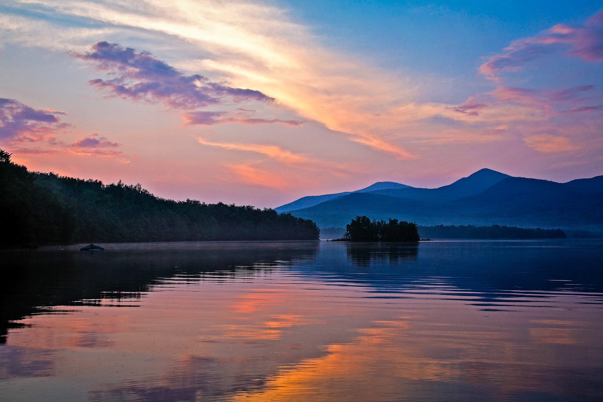 "Sunset Reflections" --Chittenden Reservoir