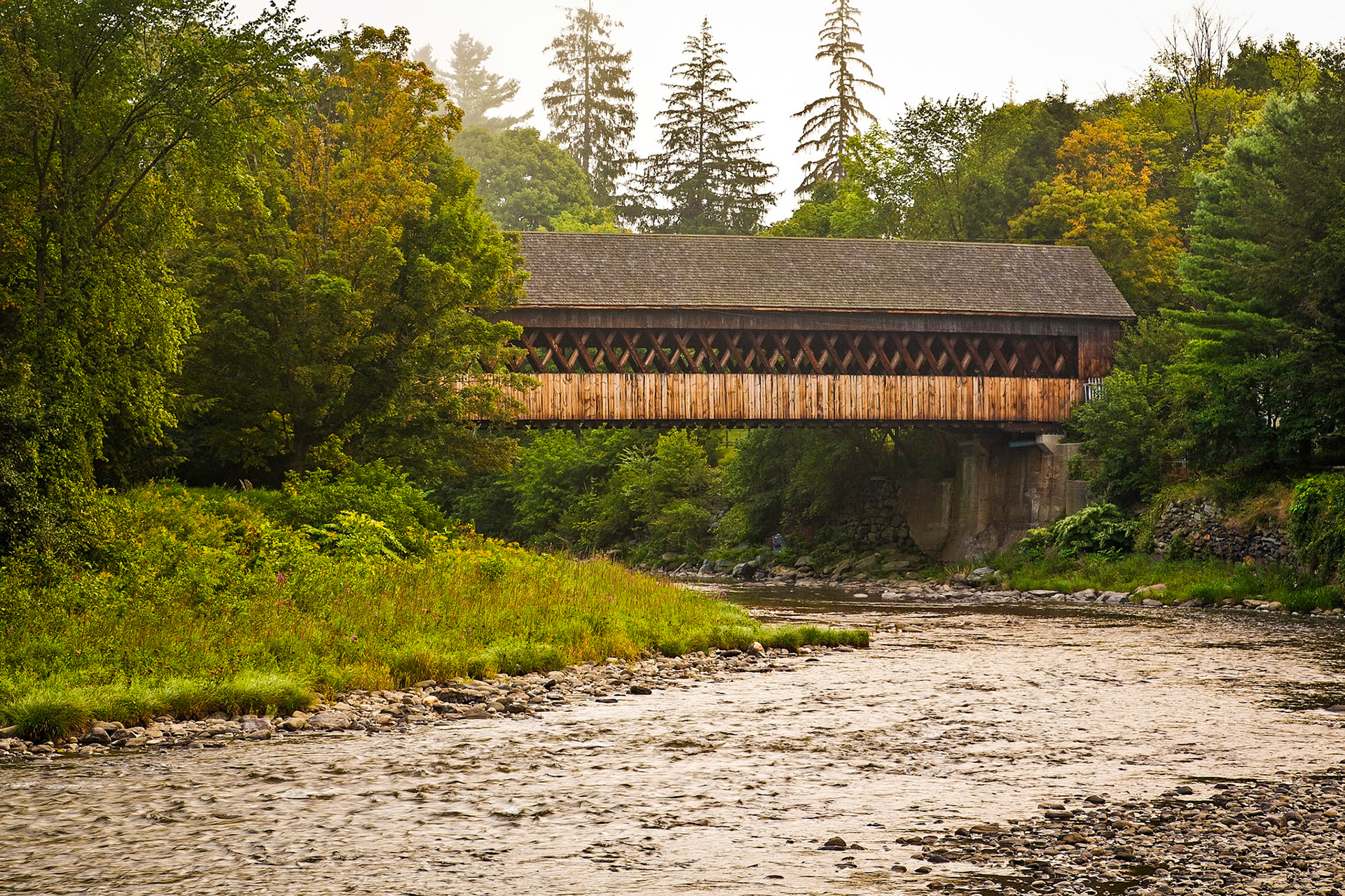 "Middle Bridge Summer" --Woodstock