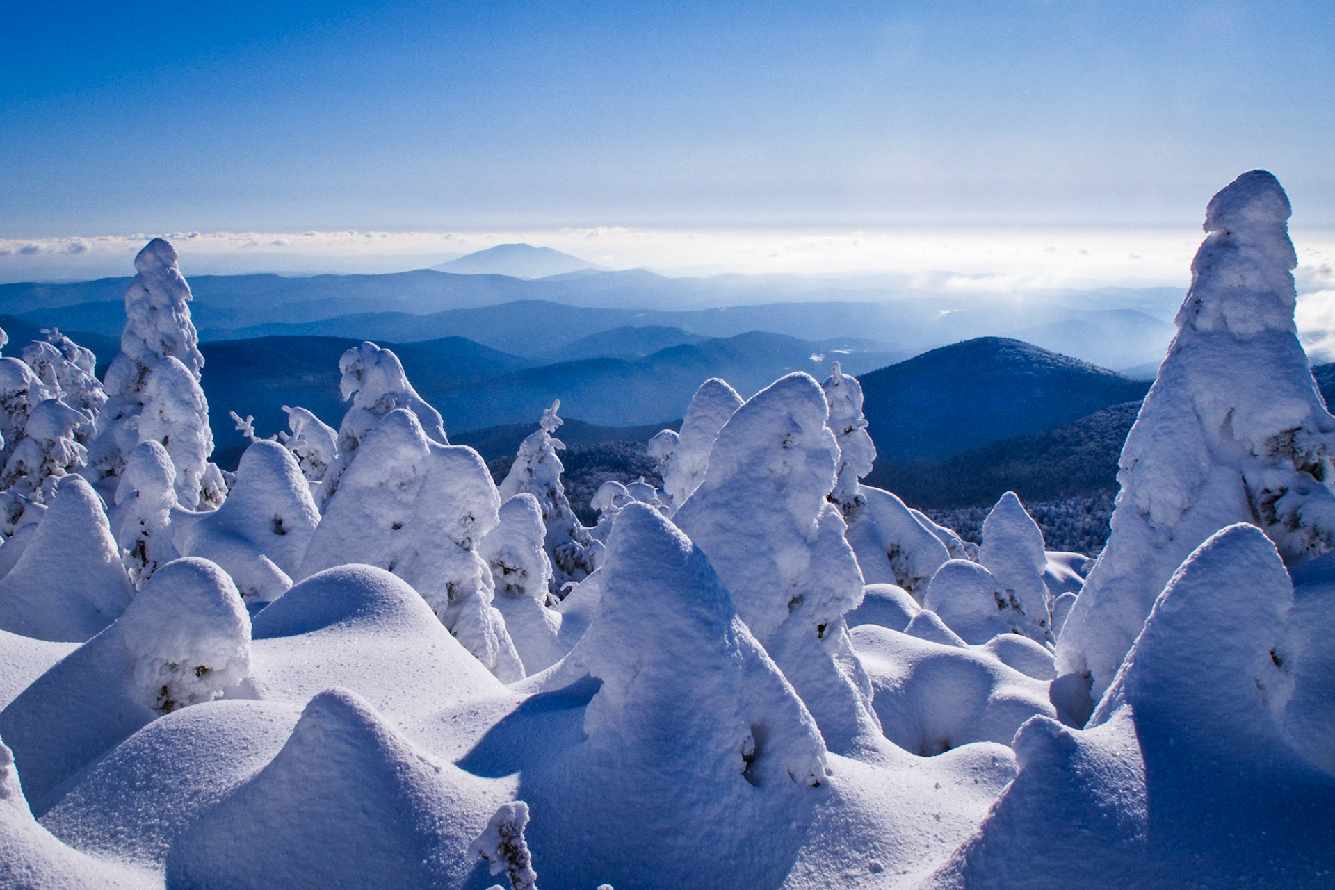 "Snow Sculpted" --Killington