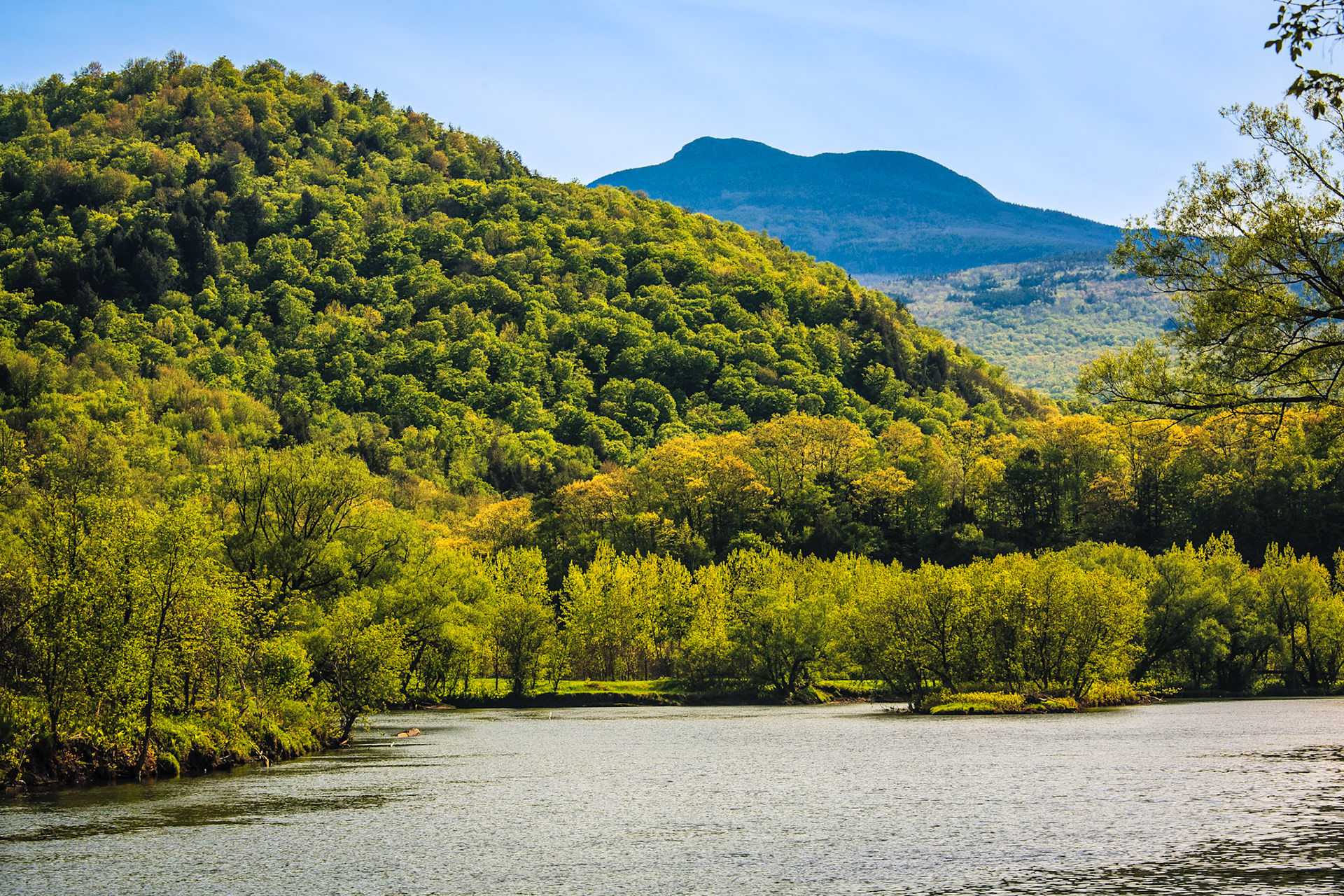 "Spring on the Winooski" --Waterbury