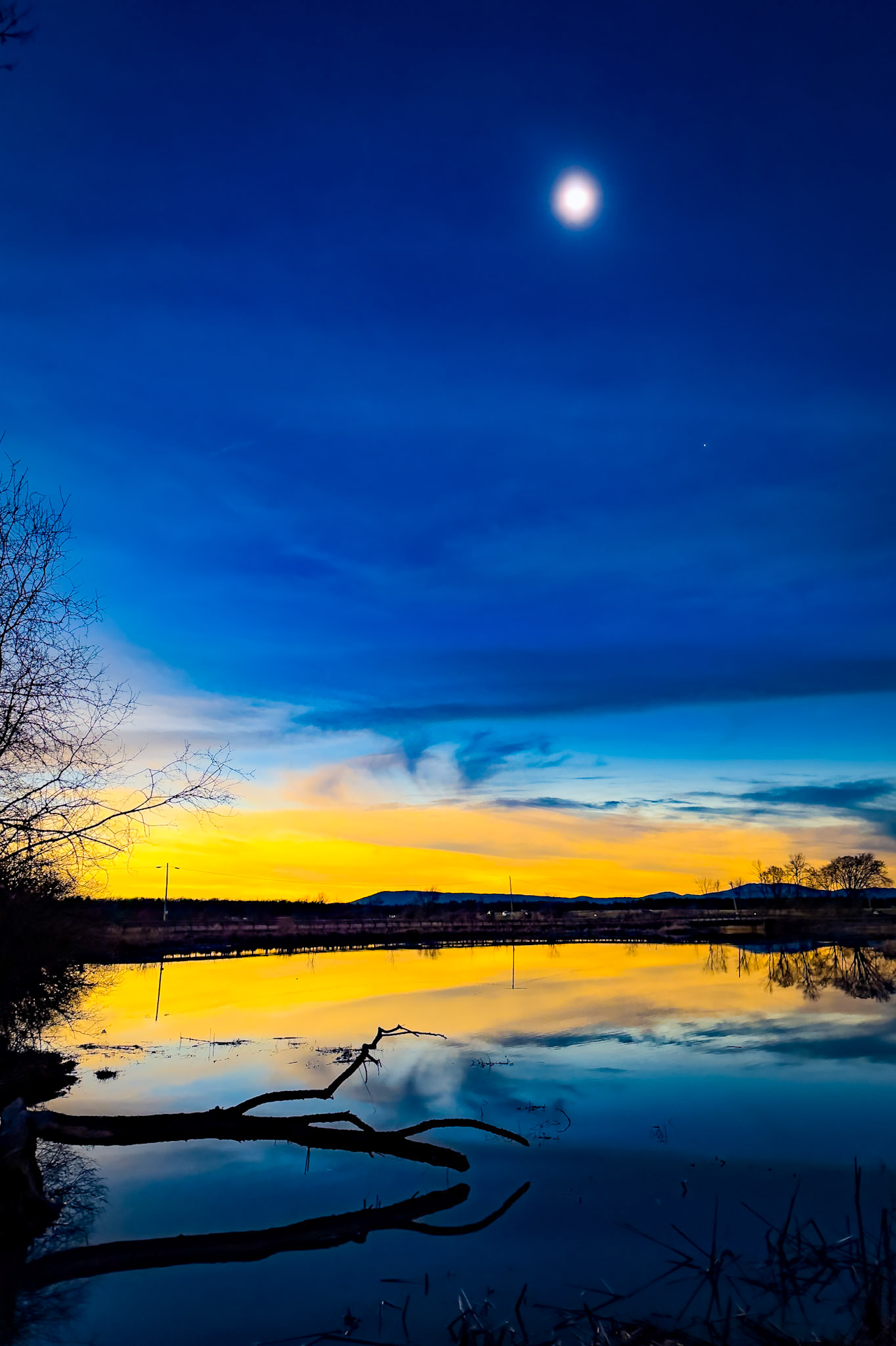 "Eclipse Sunset" --Dead Creek, Addison