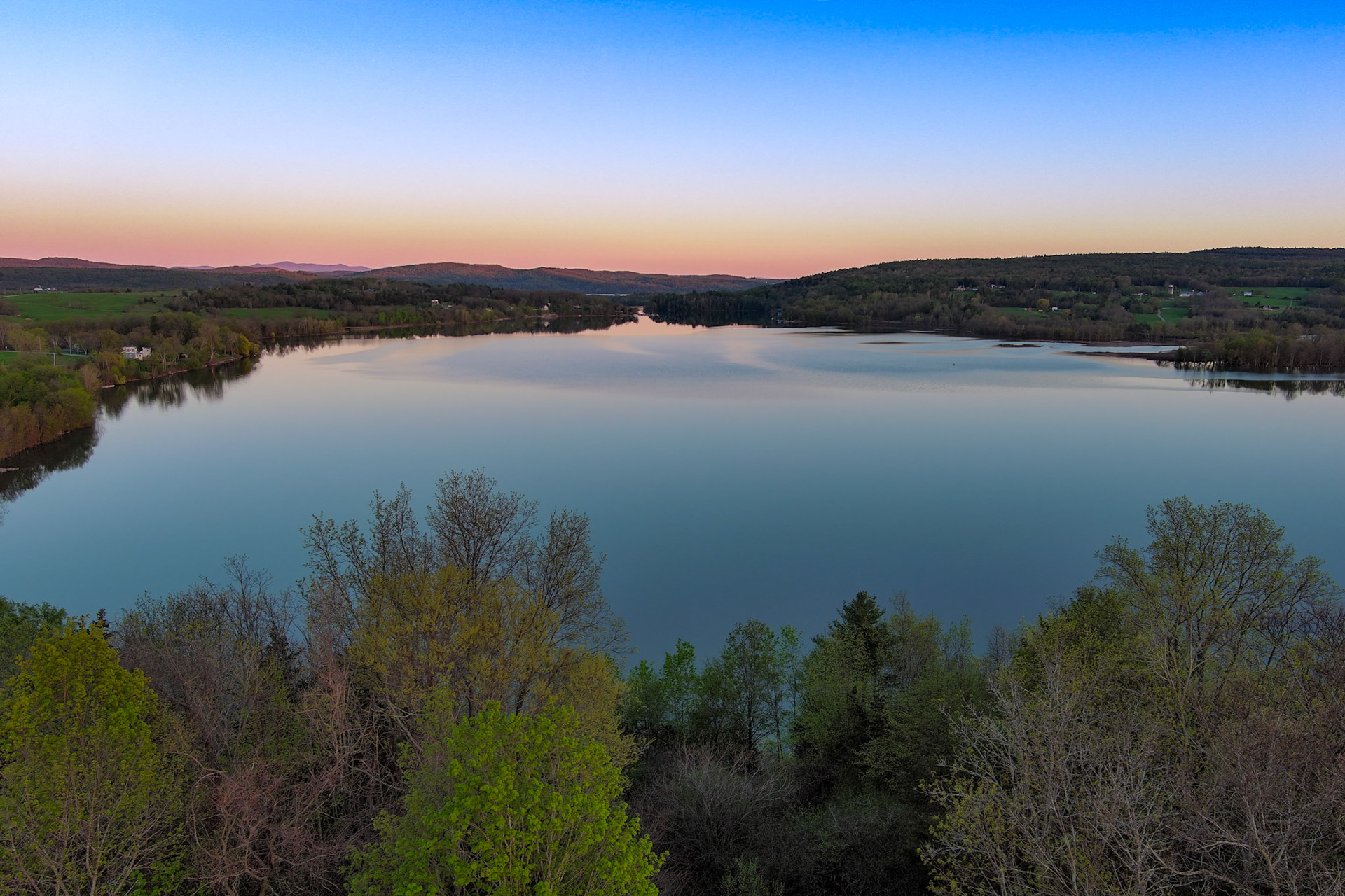"Calm Water" --Lake Champlain, Orwell