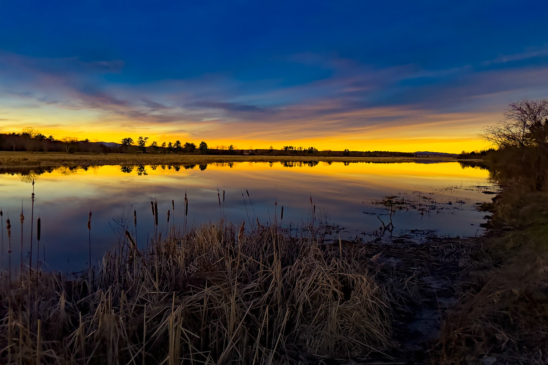 "Sunset Lighting" --Dead Creek, Addison