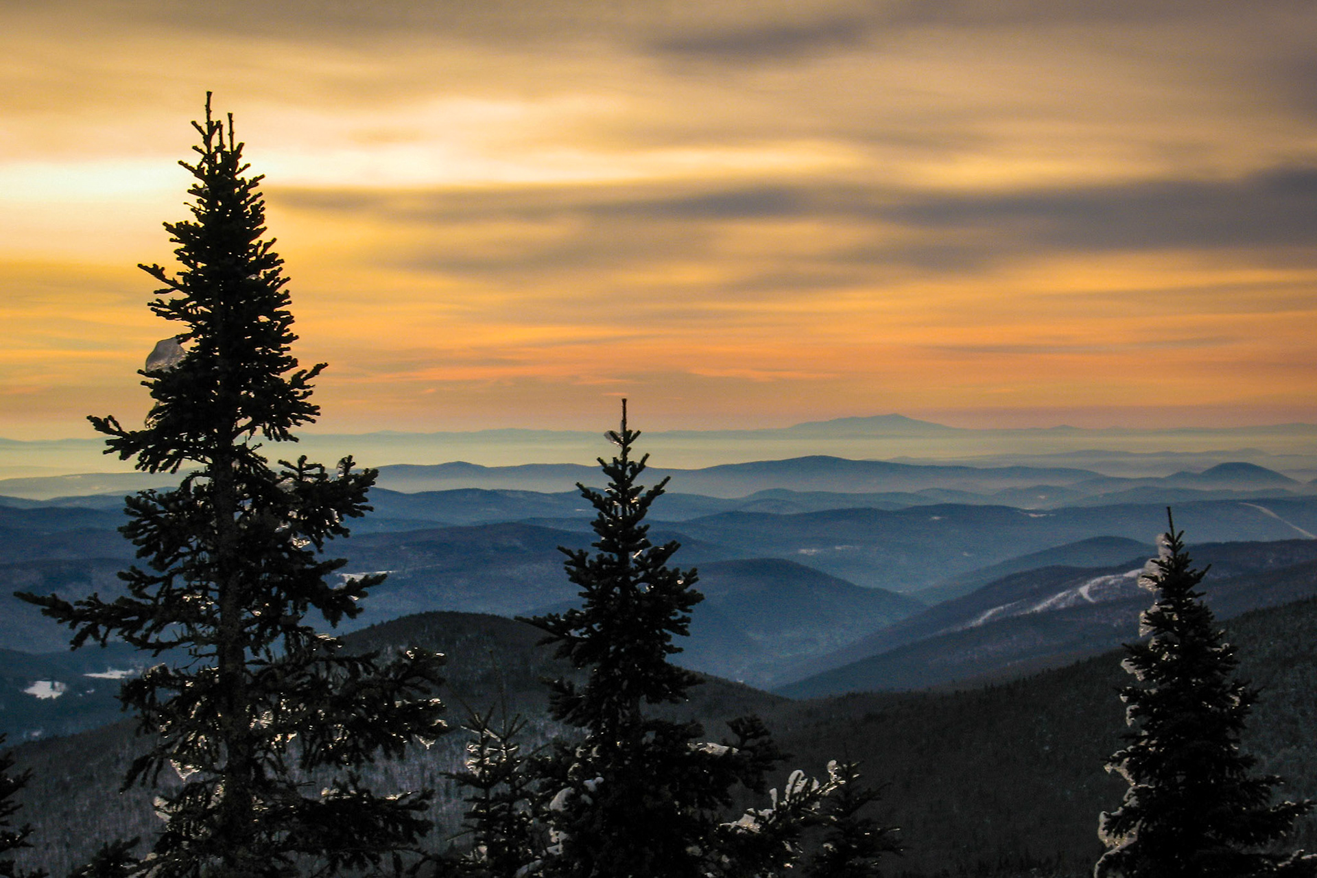 "Mountain Sunrise" --Killington