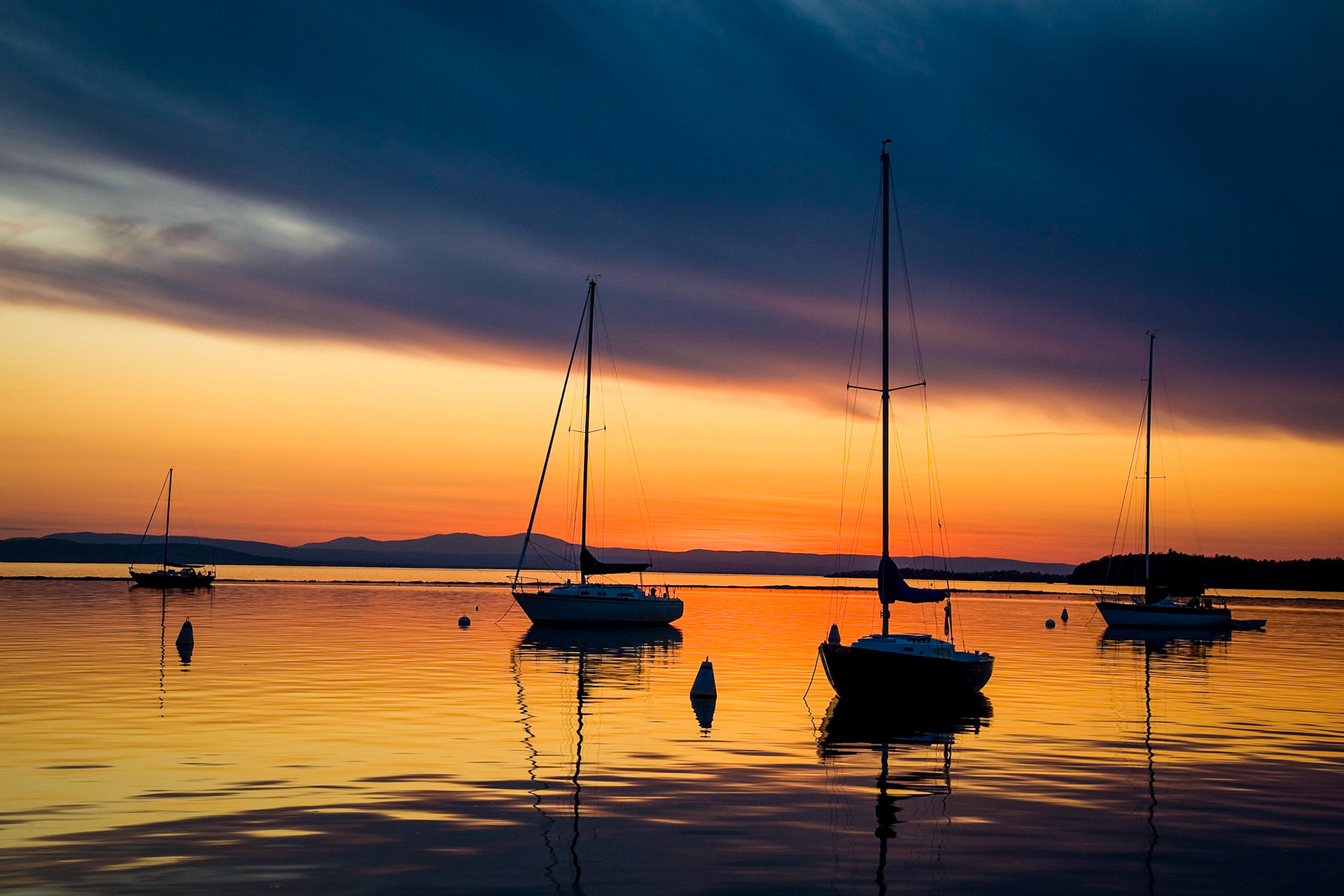 "Evening Calm" --Burlington
