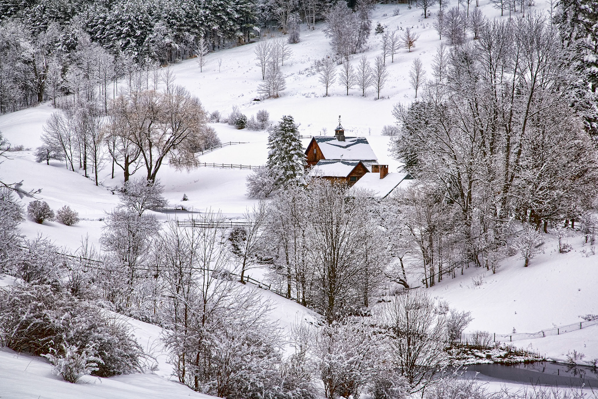 "Winter Landscape" --Woodstock