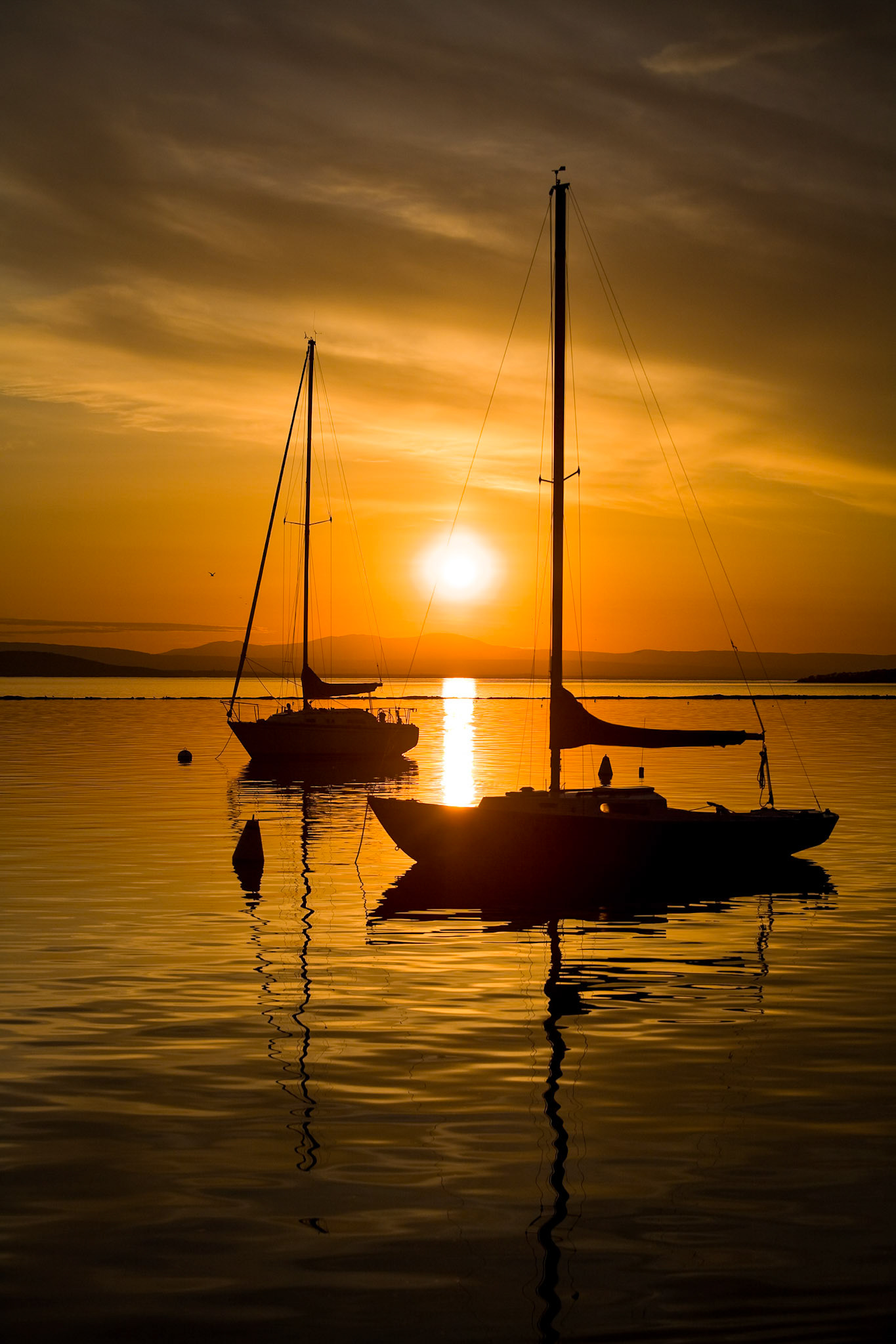 "Champlain Sunset" --Burlington