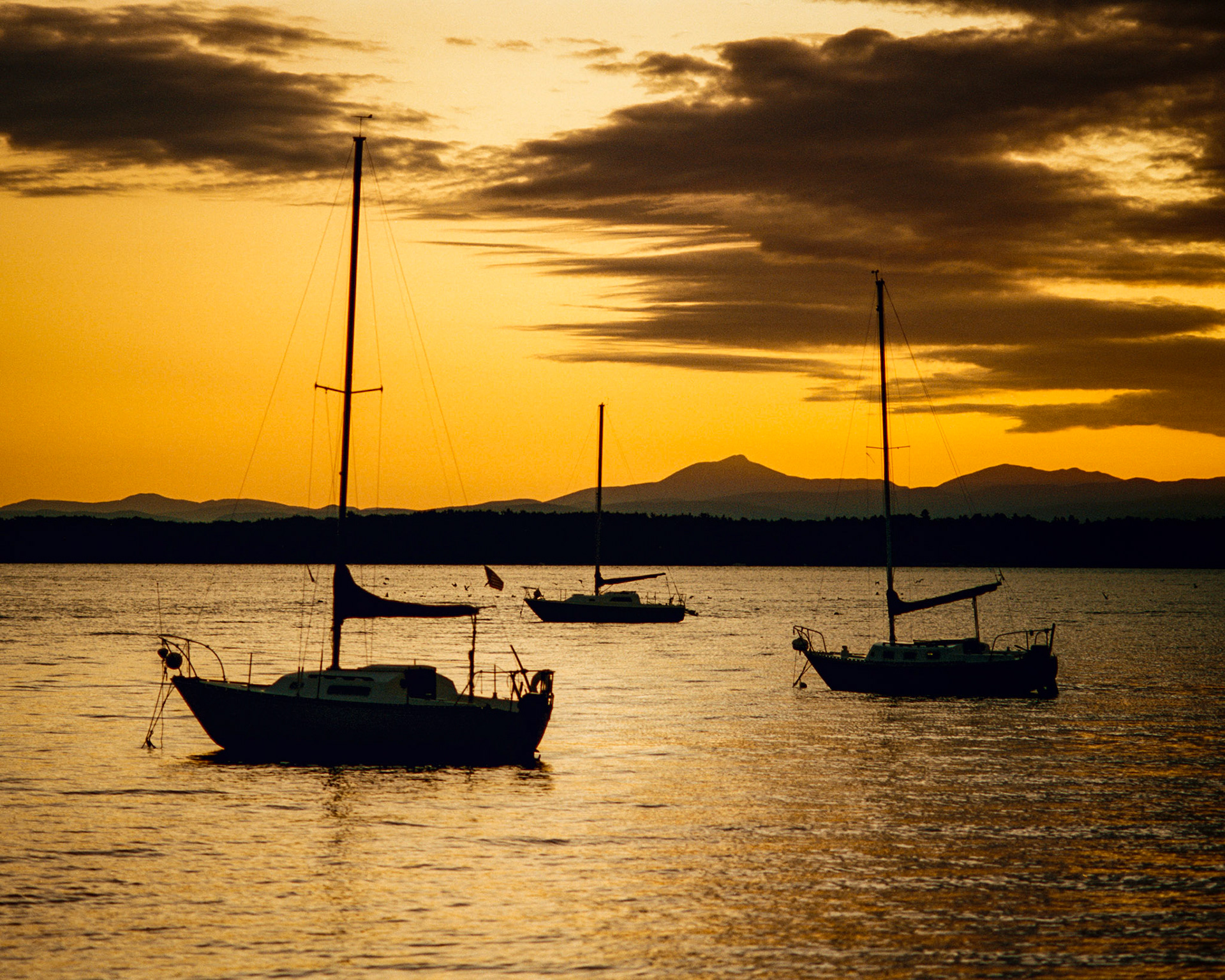 "Champlain and Camel's Hump" --from Port Henry, NY