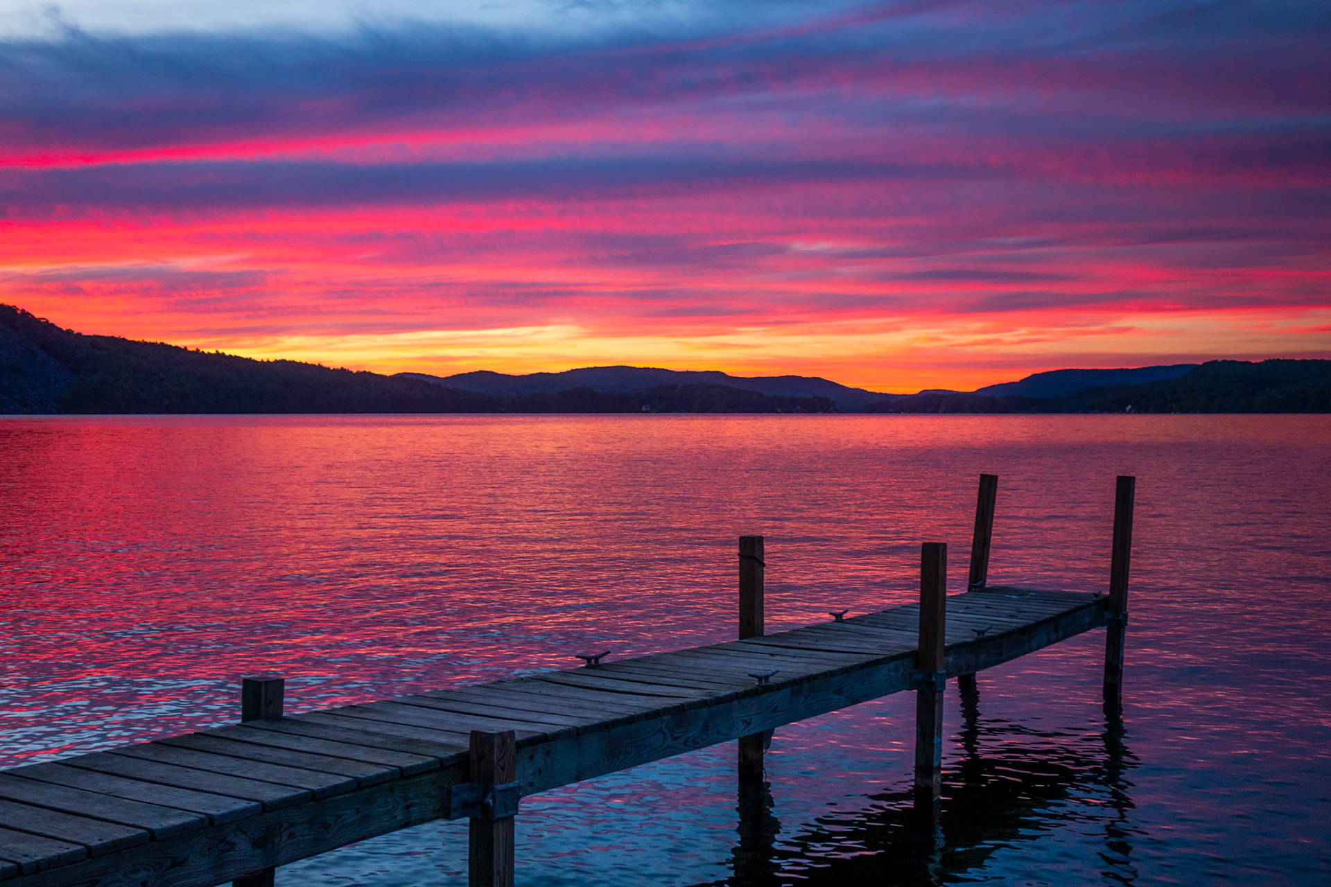 "Bomoseen Sunset" --Castleton