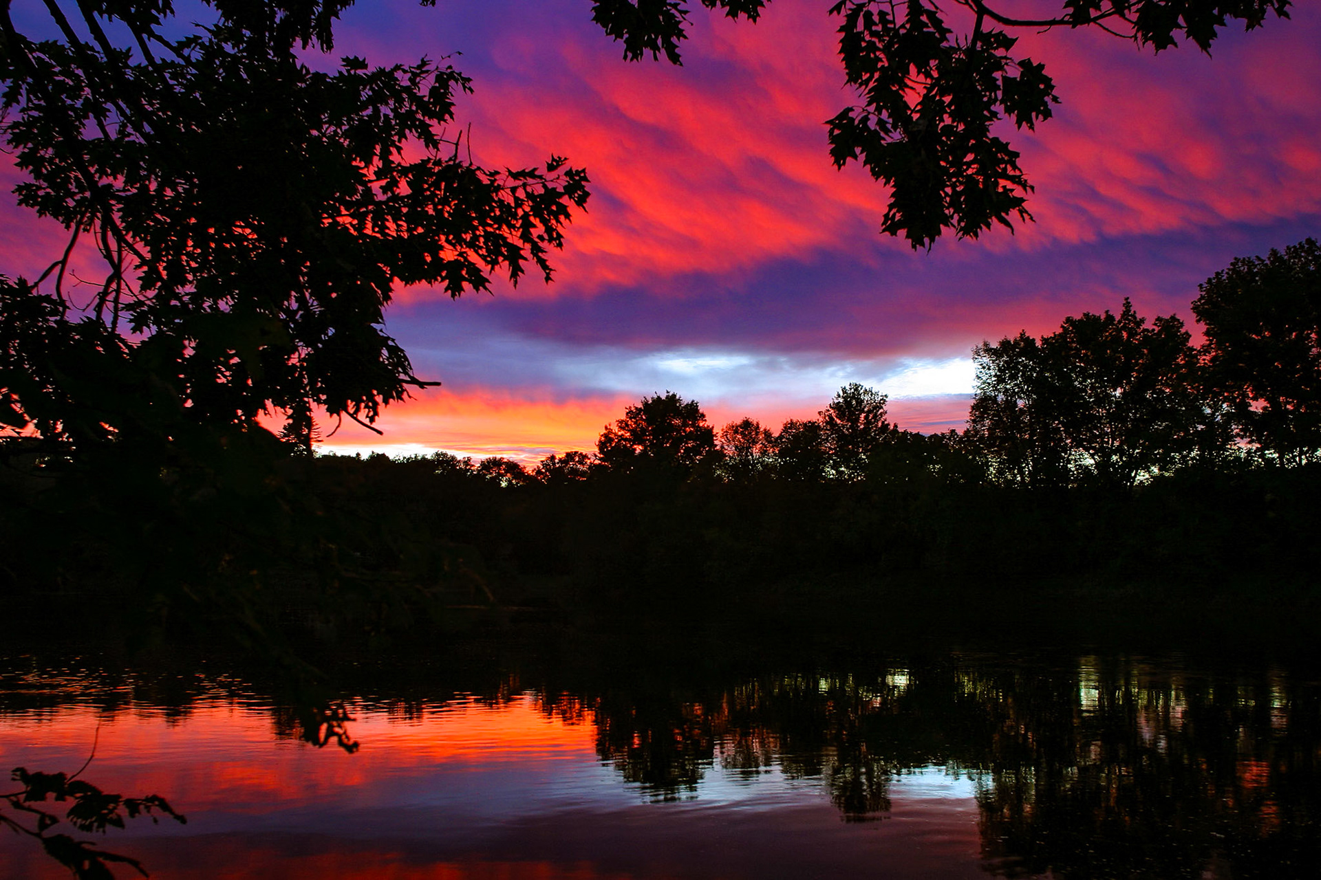 "Connecticut River Sunset"