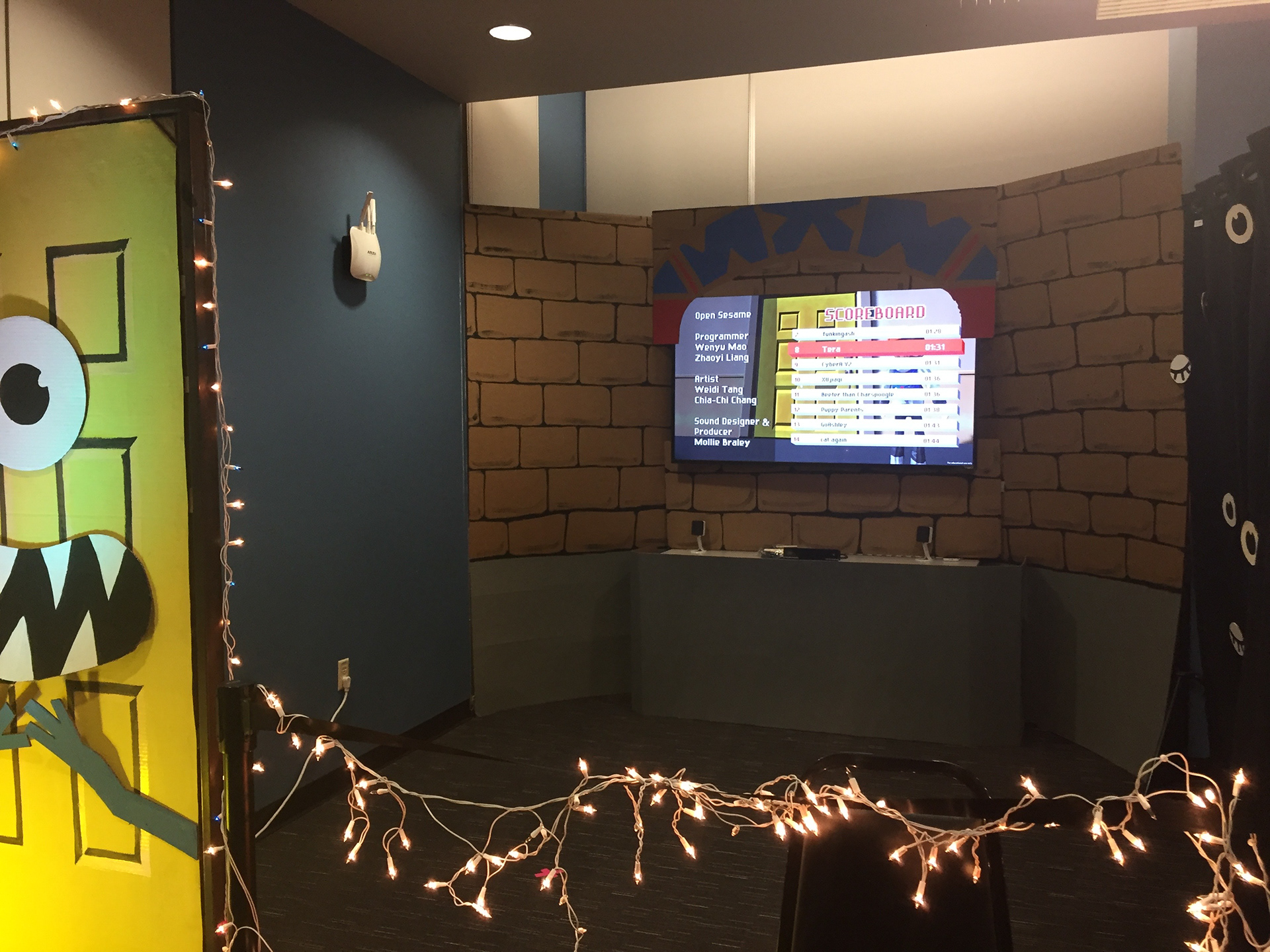 Themed Room and high score screen