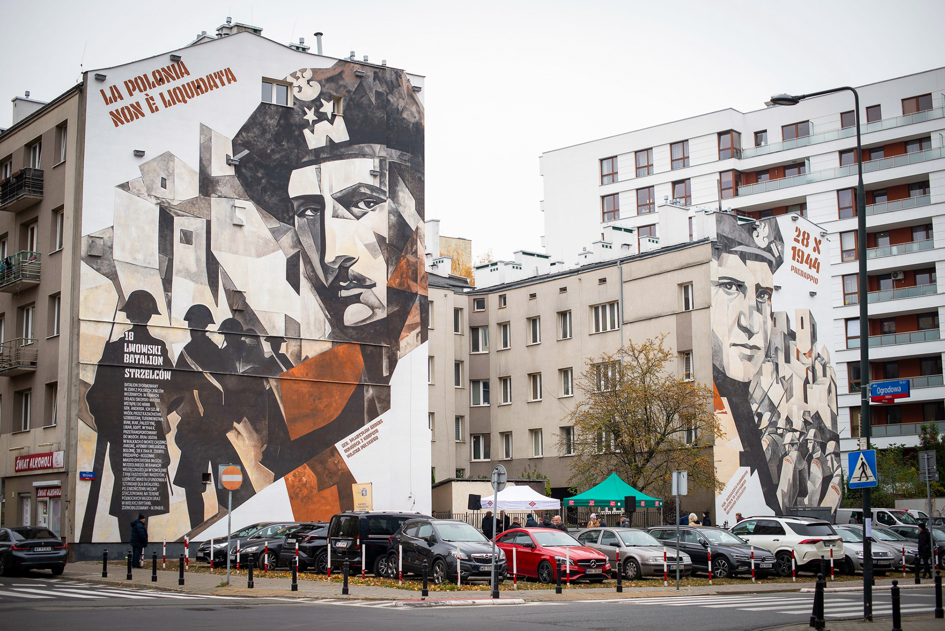 "La Polonia non e liquidata" - 18 Batalion Strzelców Lwowskich - ul. Ogrodowa 55 (Wola) - Warszawa 2024