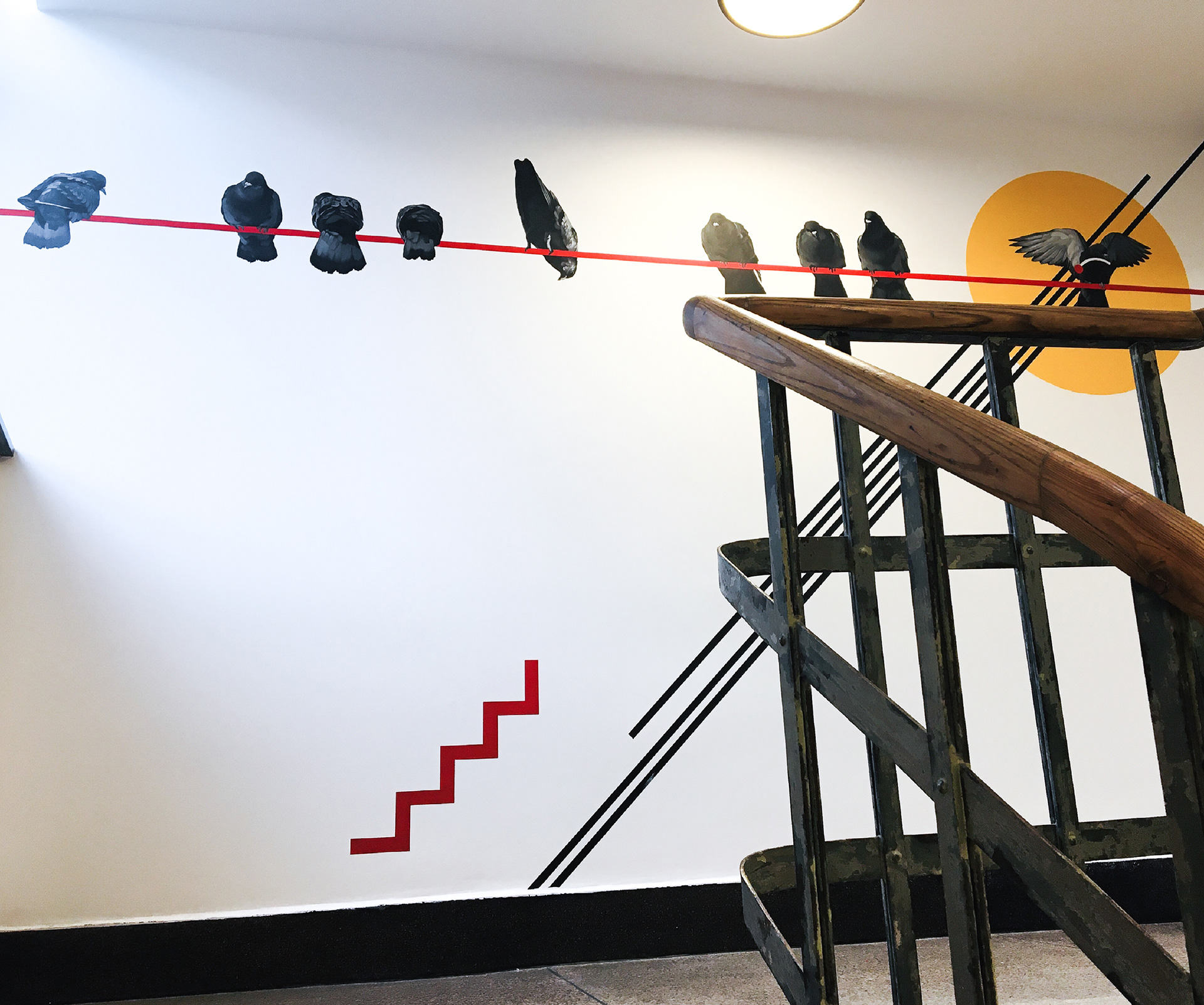 Murale EIP - ul. Dąbrowskiego 30 - aut. Marcin Ślusarczyk - Warszawa 2020