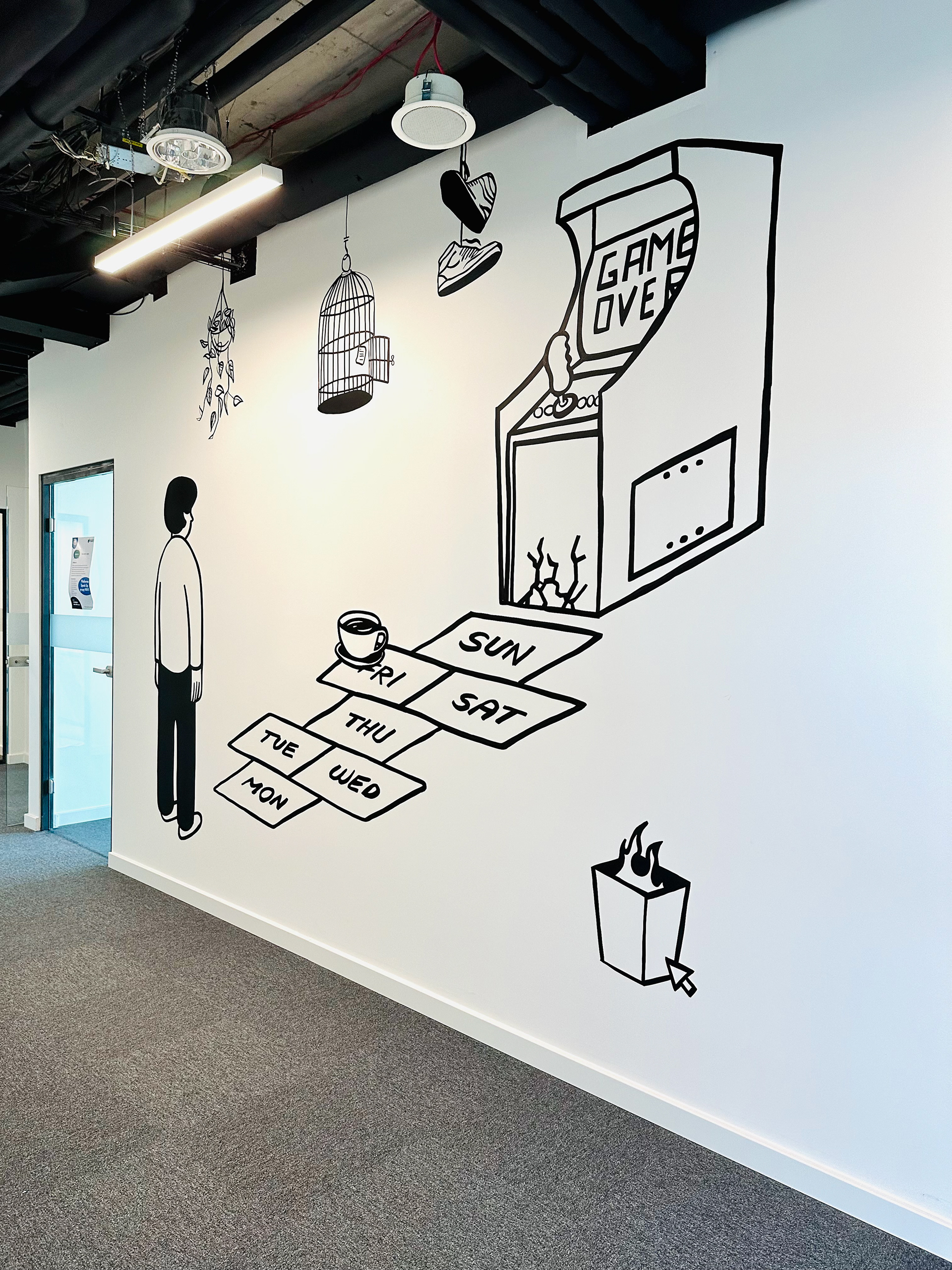 Murale dla HAVI Logistics Sp. z o. o. - Warszawa 2022