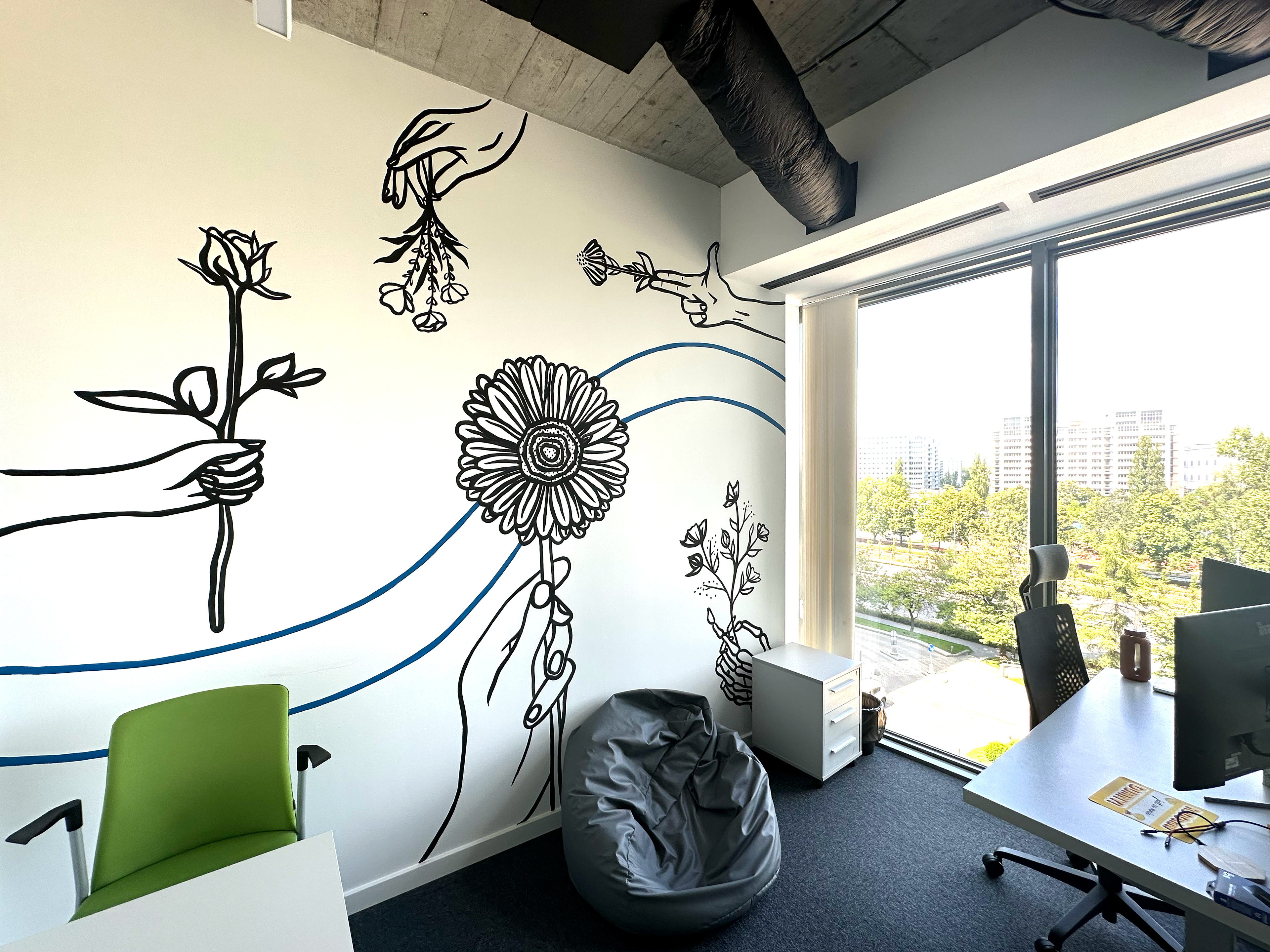 Murale dla HAVI Logistics Sp. z o. o. - Warszawa 2022