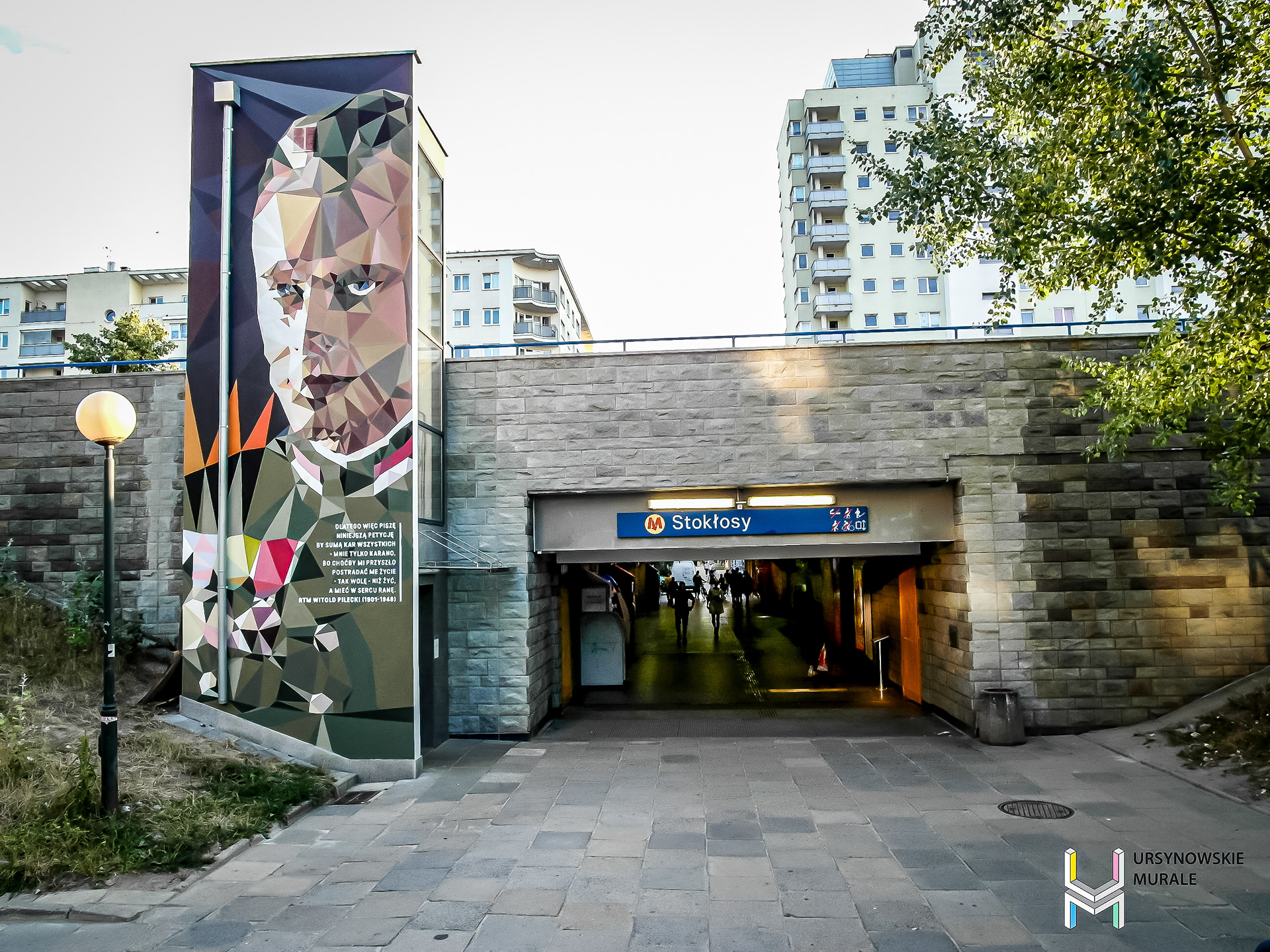 Rtm Witold Pilecki - Murale Metra (Stokłosy) - Warszawa 2019