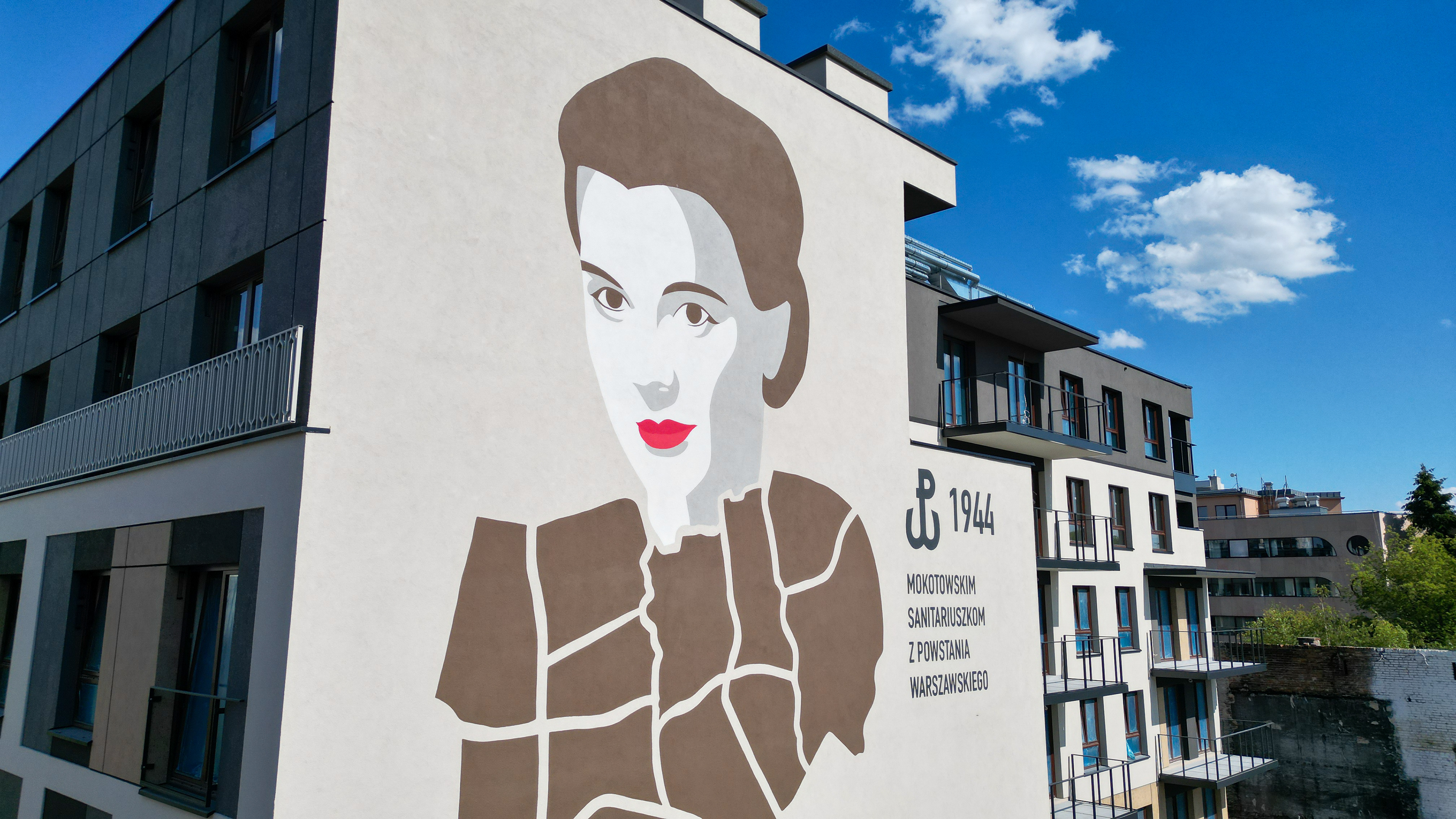 Mokotowskim sanitariuszkom Powstania Warszawskiego - Syrena Invest - 2024 