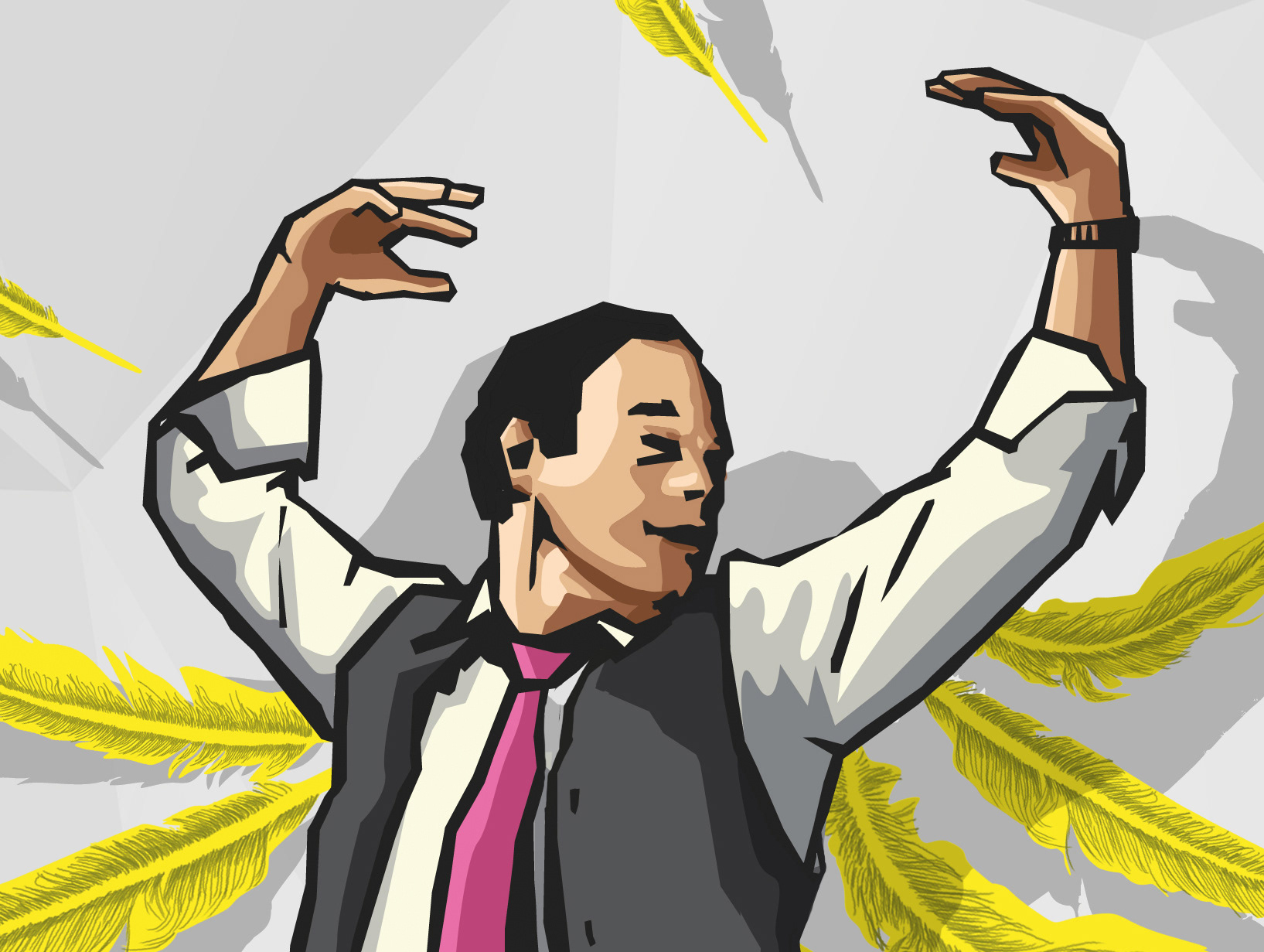 Stanisław Anioł Stróż - Ursynowskie Murale - ul. Kazury 10 - Warszawa 2017