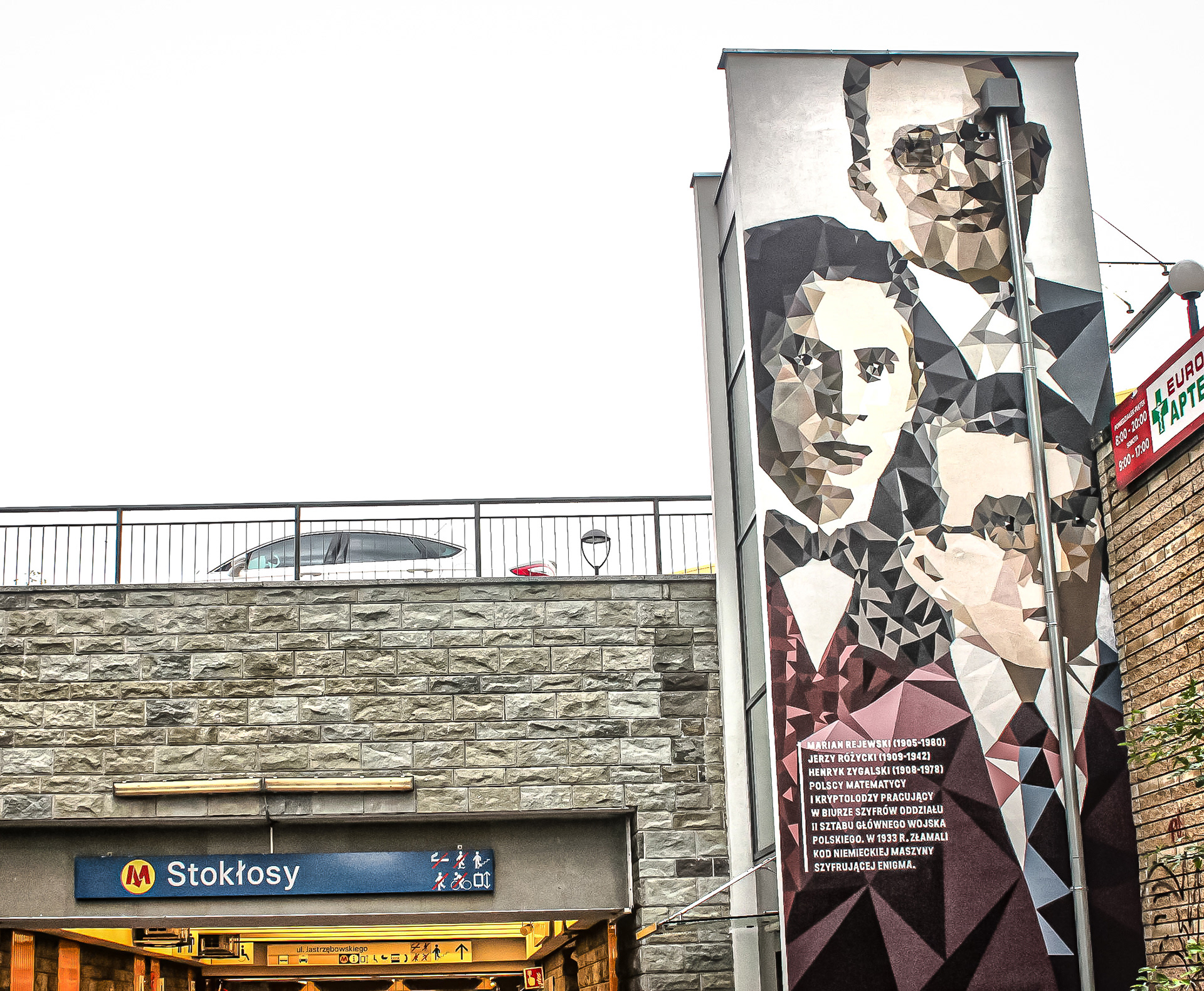 Deszyfranci "Enigmy" - Murale Metra (Stokłosy) - Warszawa 2019