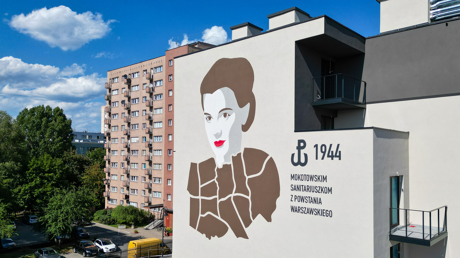 Mokotowskim sanitariuszkom Powstania Warszawskiego - Syrena Invest - 2024 