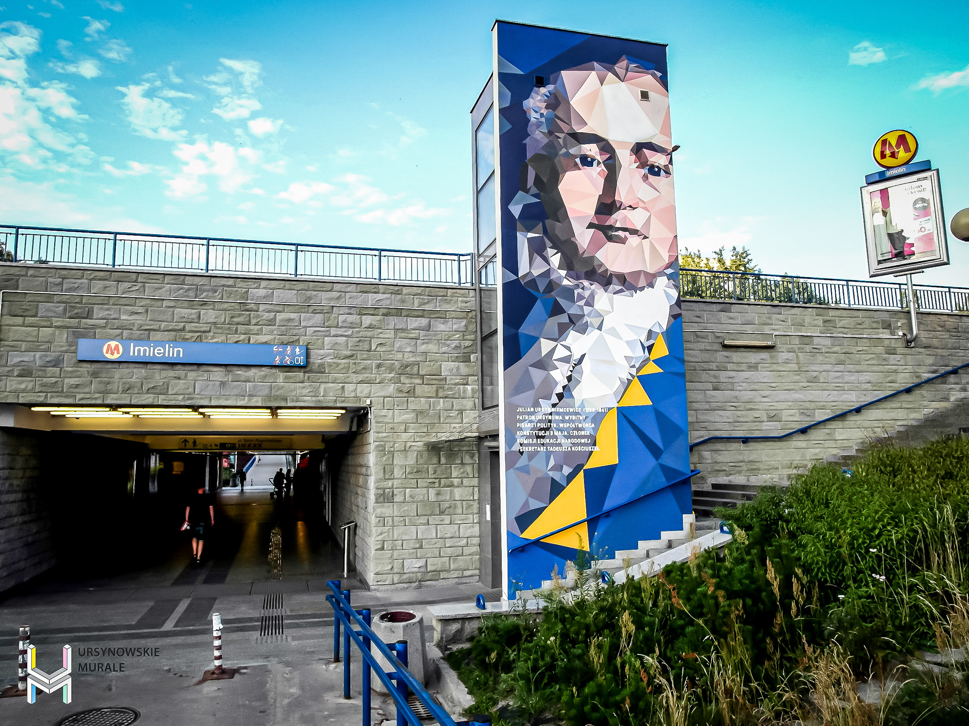 Julian Ursyn Niemcewicz - Murale Metra (Imielin) - Warszawa 2018