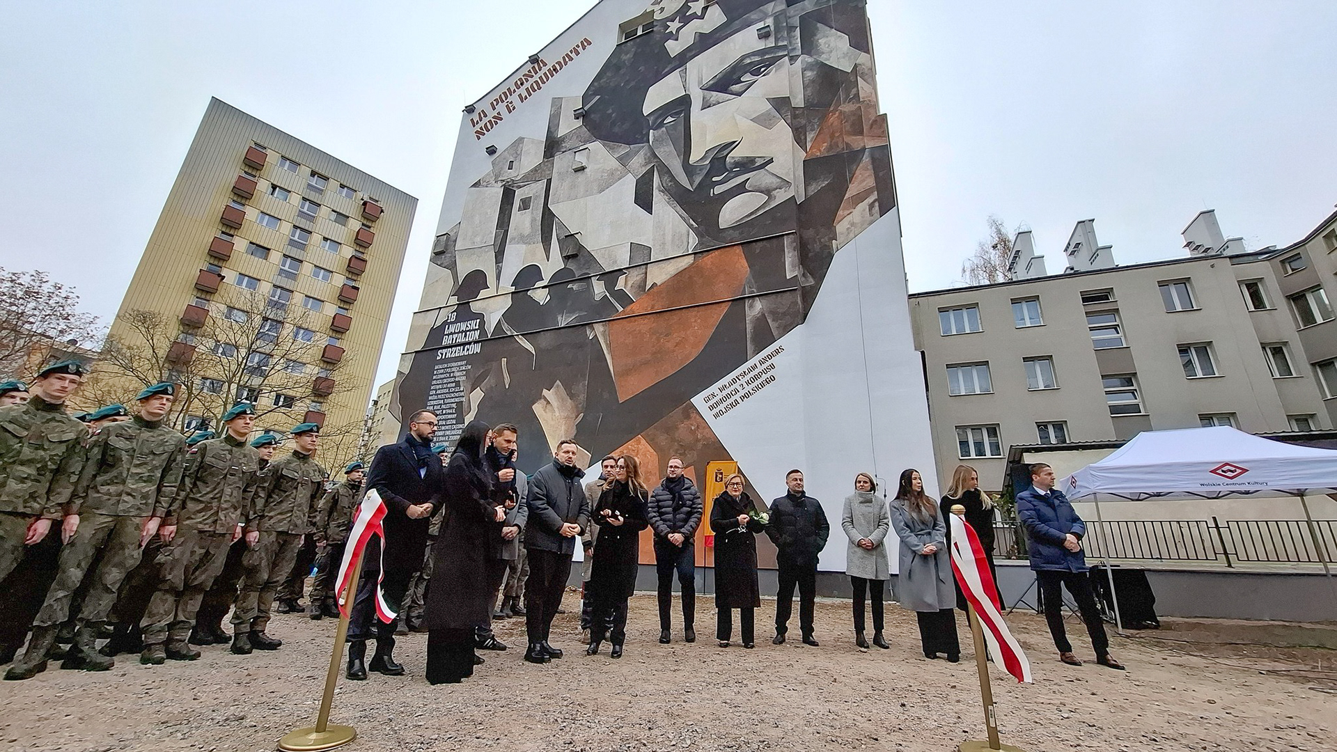 "La Polonia non e liquidata" - 18 Batalion Strzelców Lwowskich - ul. Ogrodowa 55 (Wola) - Warszawa 2024