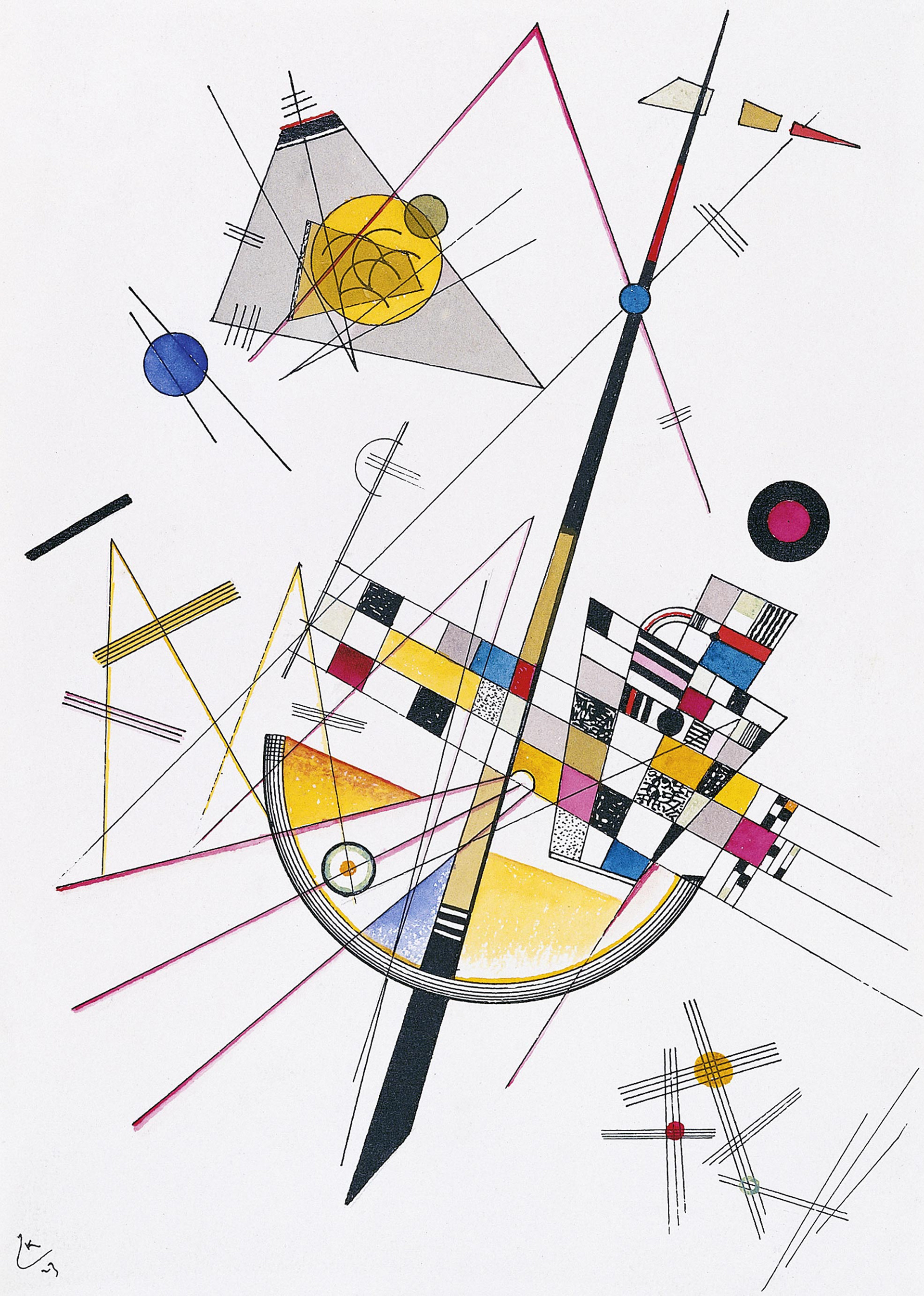 Delicate Tension #85 - Kandinsky (1923)
